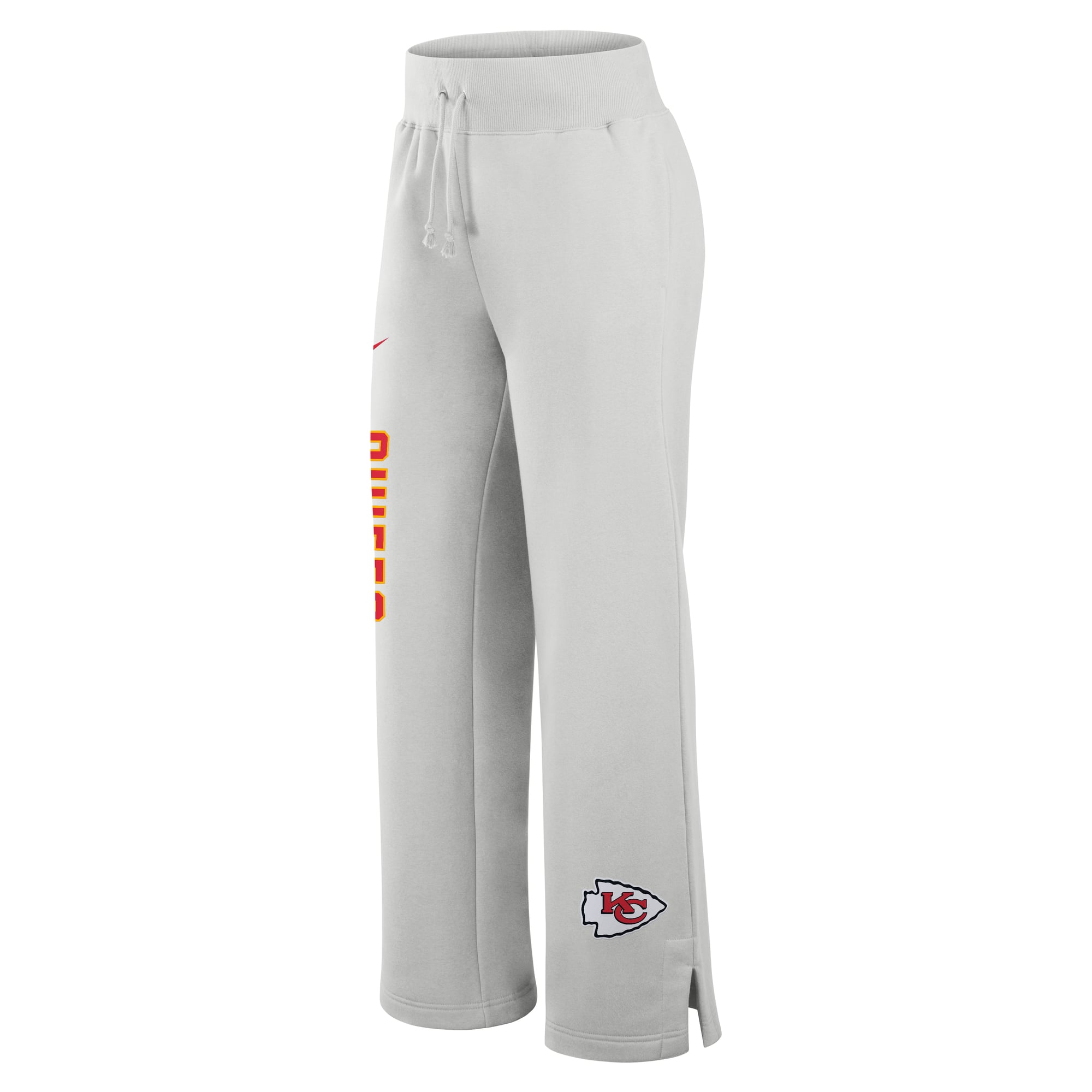 Pantalon de survêtement large en polaire Phoenix des Kansas City Chiefs, gris, pour femme, Nike