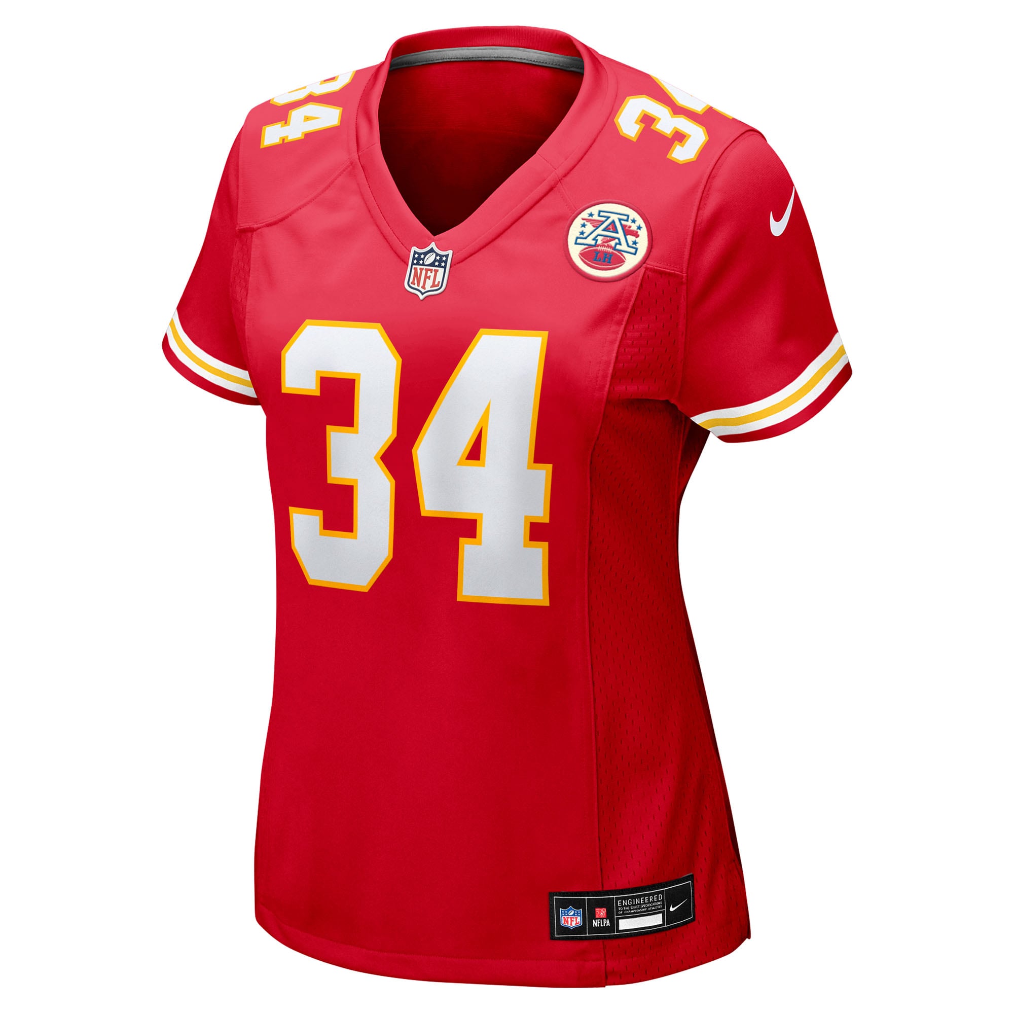Maillot de match Nike Jaydn Ott rouge des Chiefs Kansas City pour femmes
