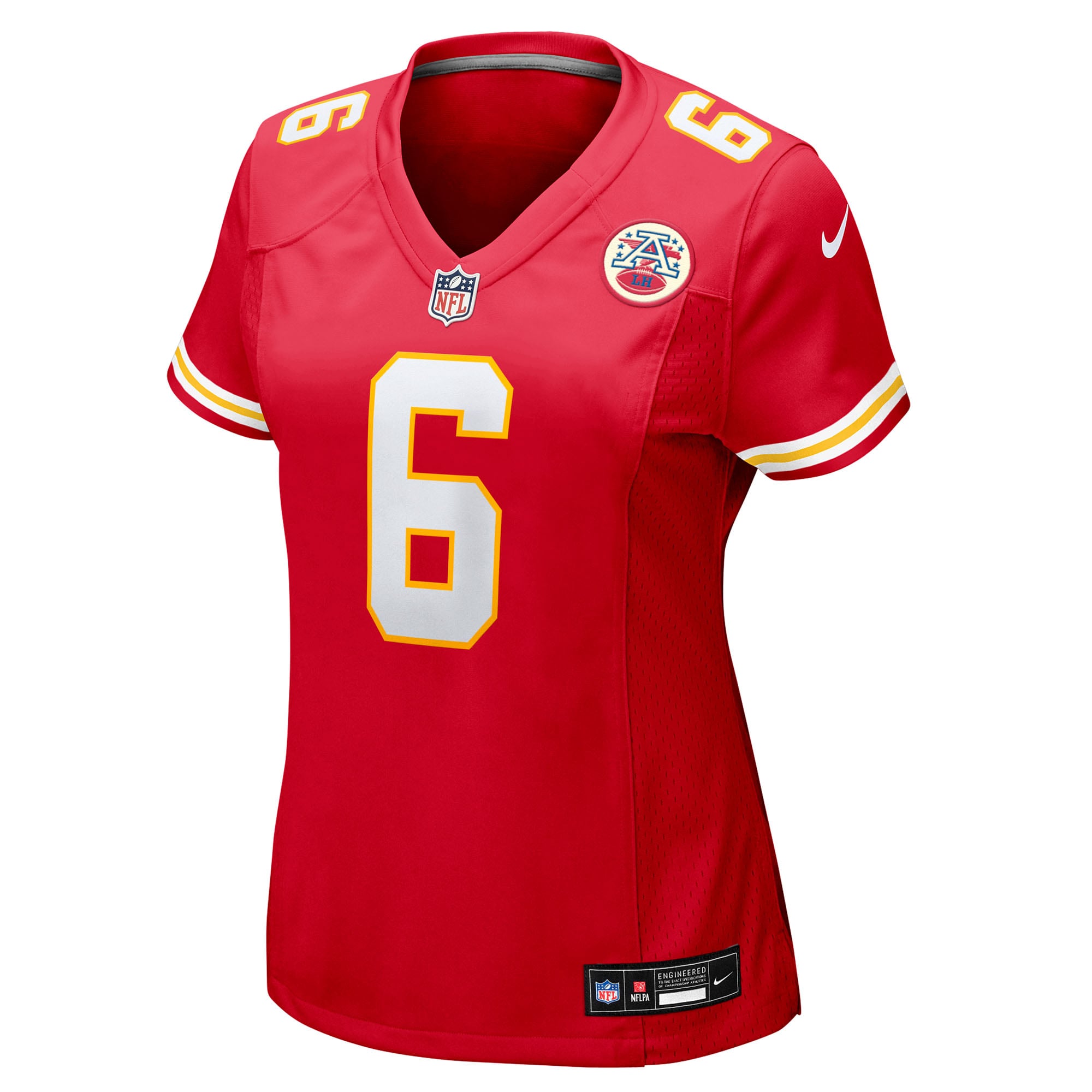 Maillot de match Nike Justin Fields rouge Kansas City Chiefs pour femme