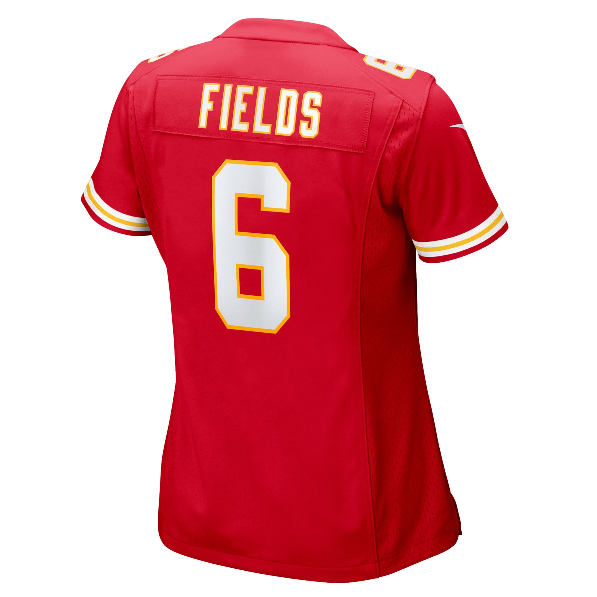 Maillot de match Nike Justin Fields rouge Kansas City Chiefs pour femme