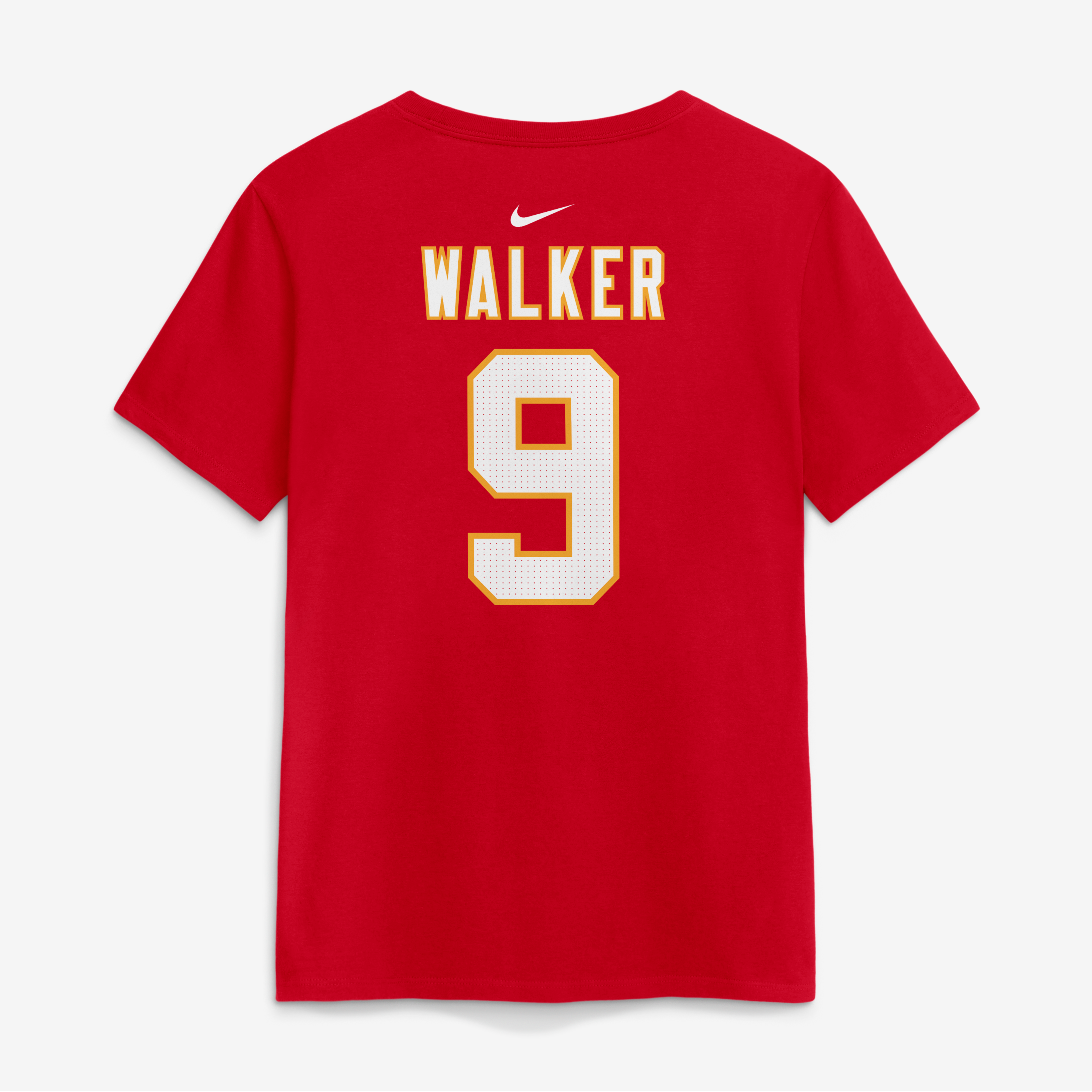 T-shirt Nike pour femme avec nom et numéro de Kenneth Walker III rouge des Kansas City Chiefs