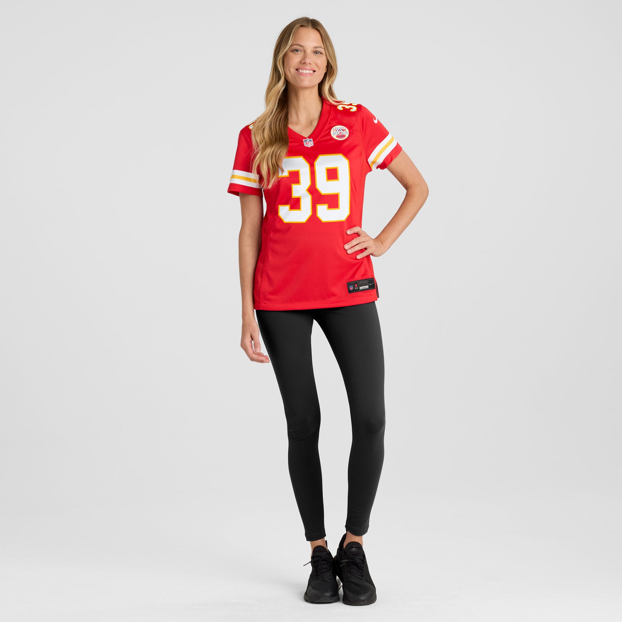Women's Nike Melvin Smith Jr Red Kansas City Chiefs Team Game Jersey
