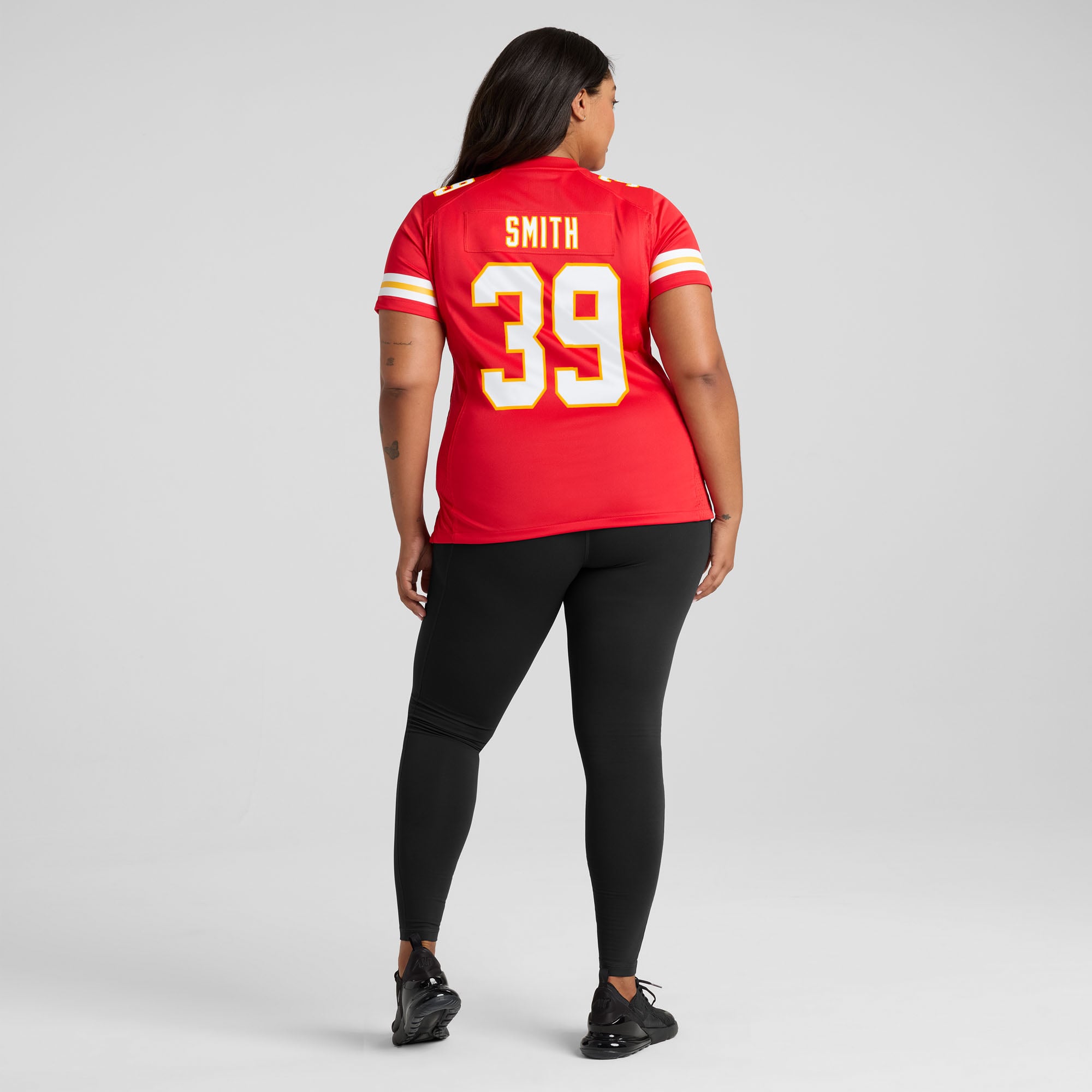 Women's Nike Melvin Smith Jr Red Kansas City Chiefs Team Game Jersey