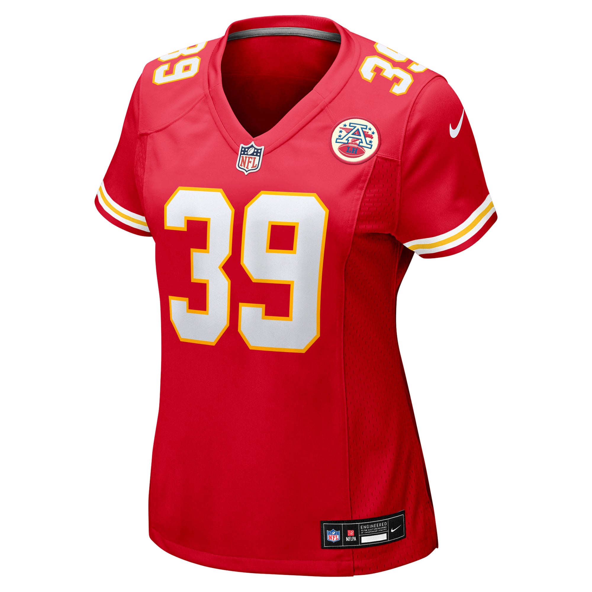 Women's Nike Melvin Smith Jr Red Kansas City Chiefs Team Game Jersey