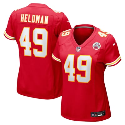 Michael Heldman Kansas City Chiefs Nike Women's Team Game Jersey - Red