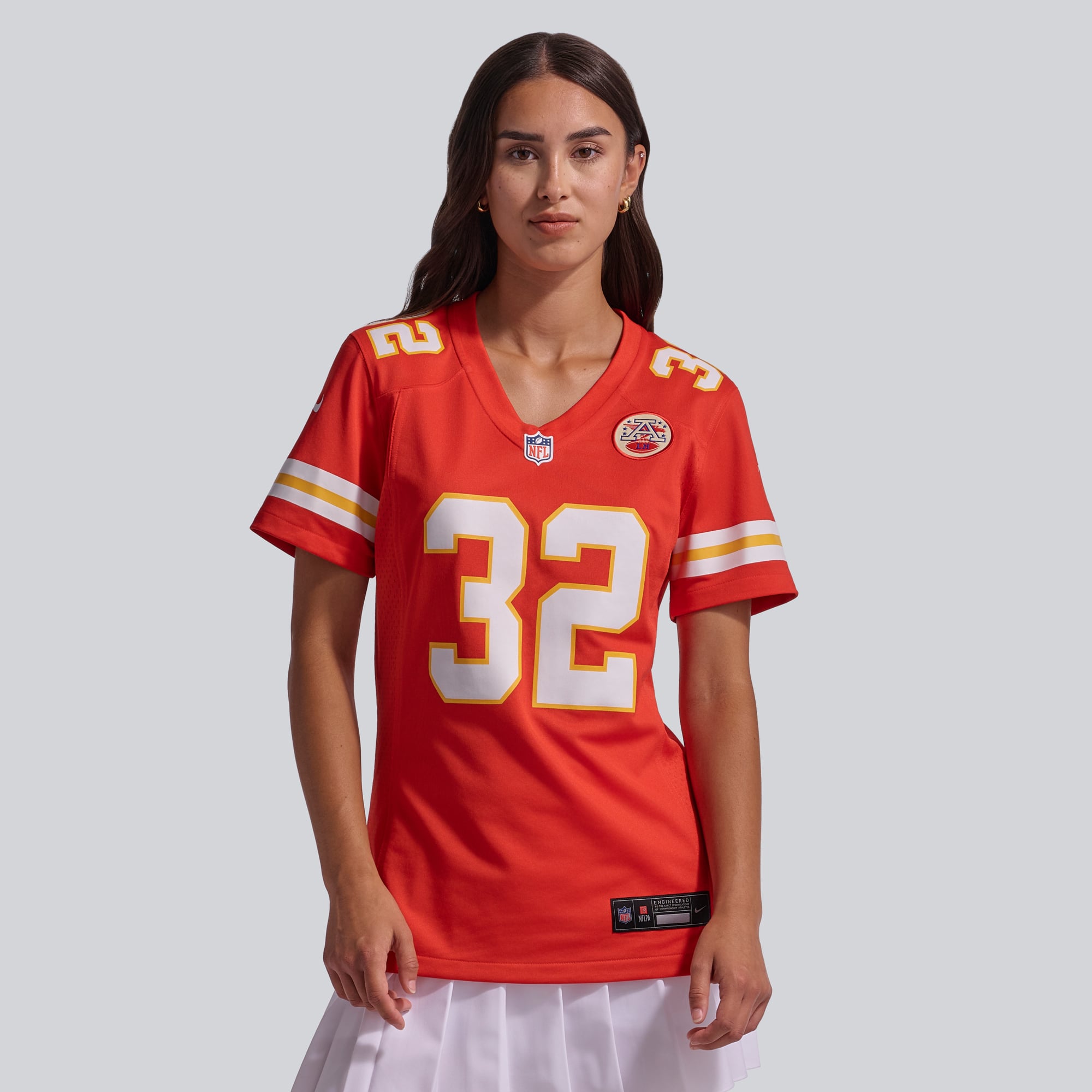Maillot de match Nike Nick Bolton pour femmes des Chiefs Kansas City, rouge