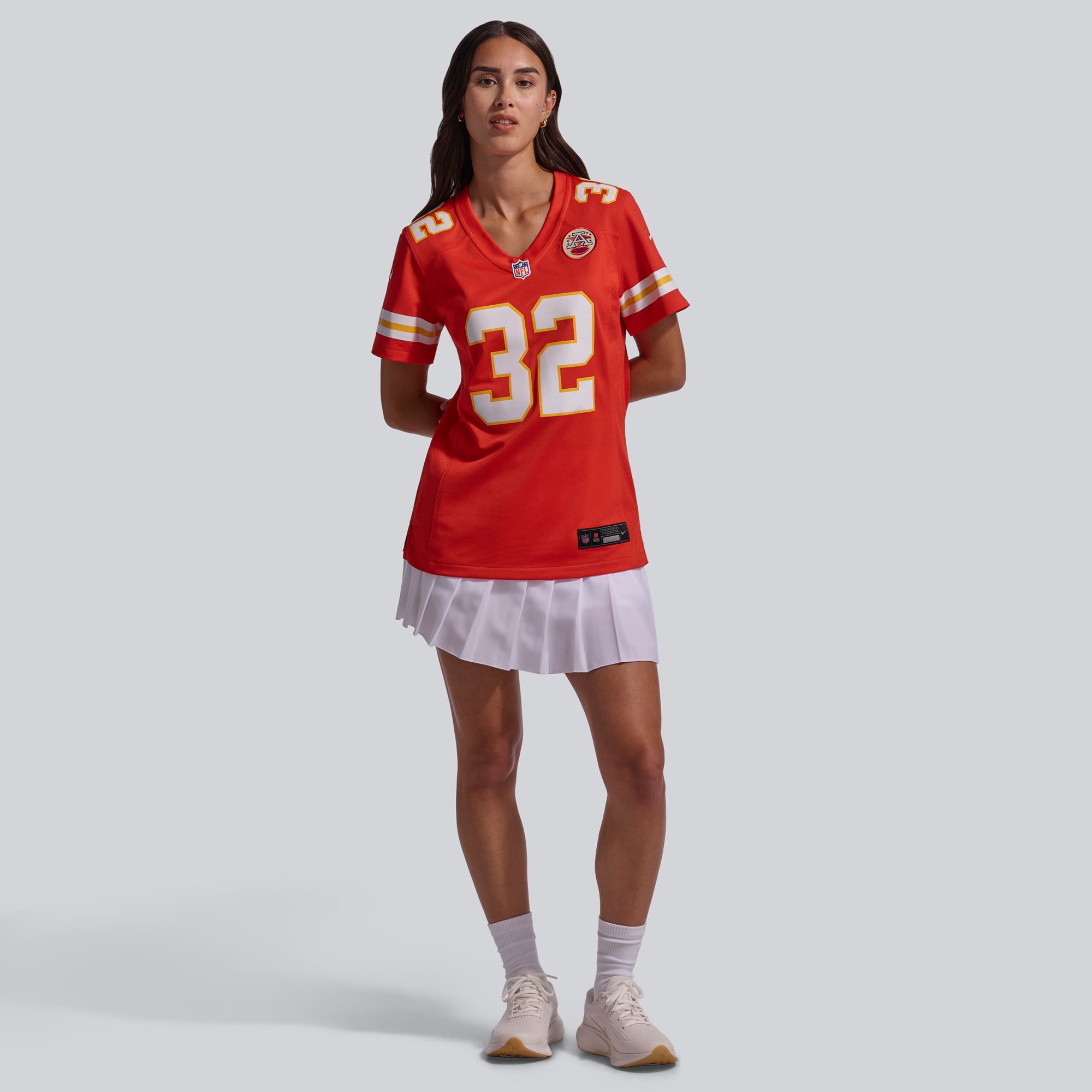 Maillot de match Nike Nick Bolton pour femmes des Chiefs Kansas City, rouge