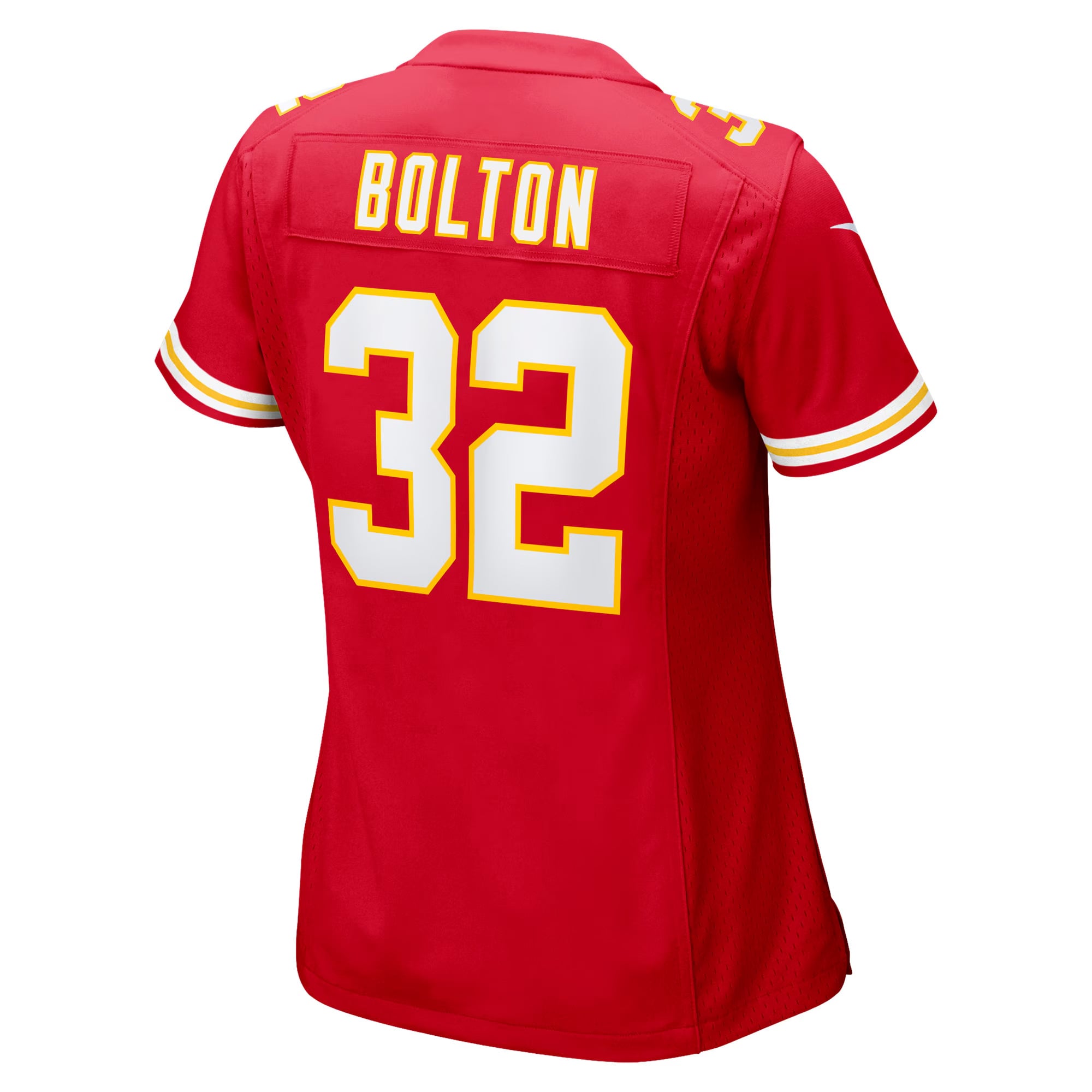 Maillot de match Nike Nick Bolton pour femmes des Chiefs Kansas City, rouge