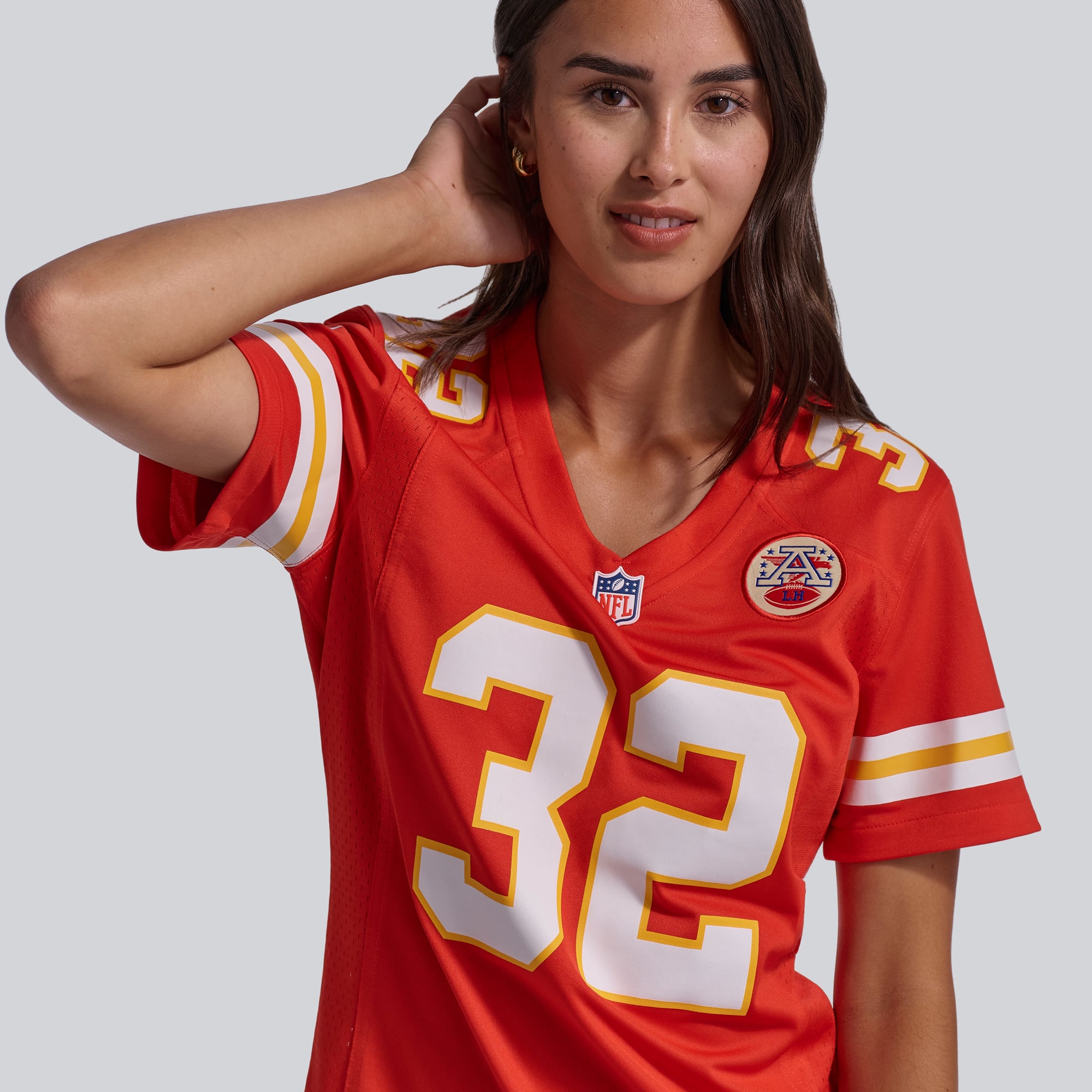 Maillot de match Nike Nick Bolton pour femmes des Chiefs Kansas City, rouge
