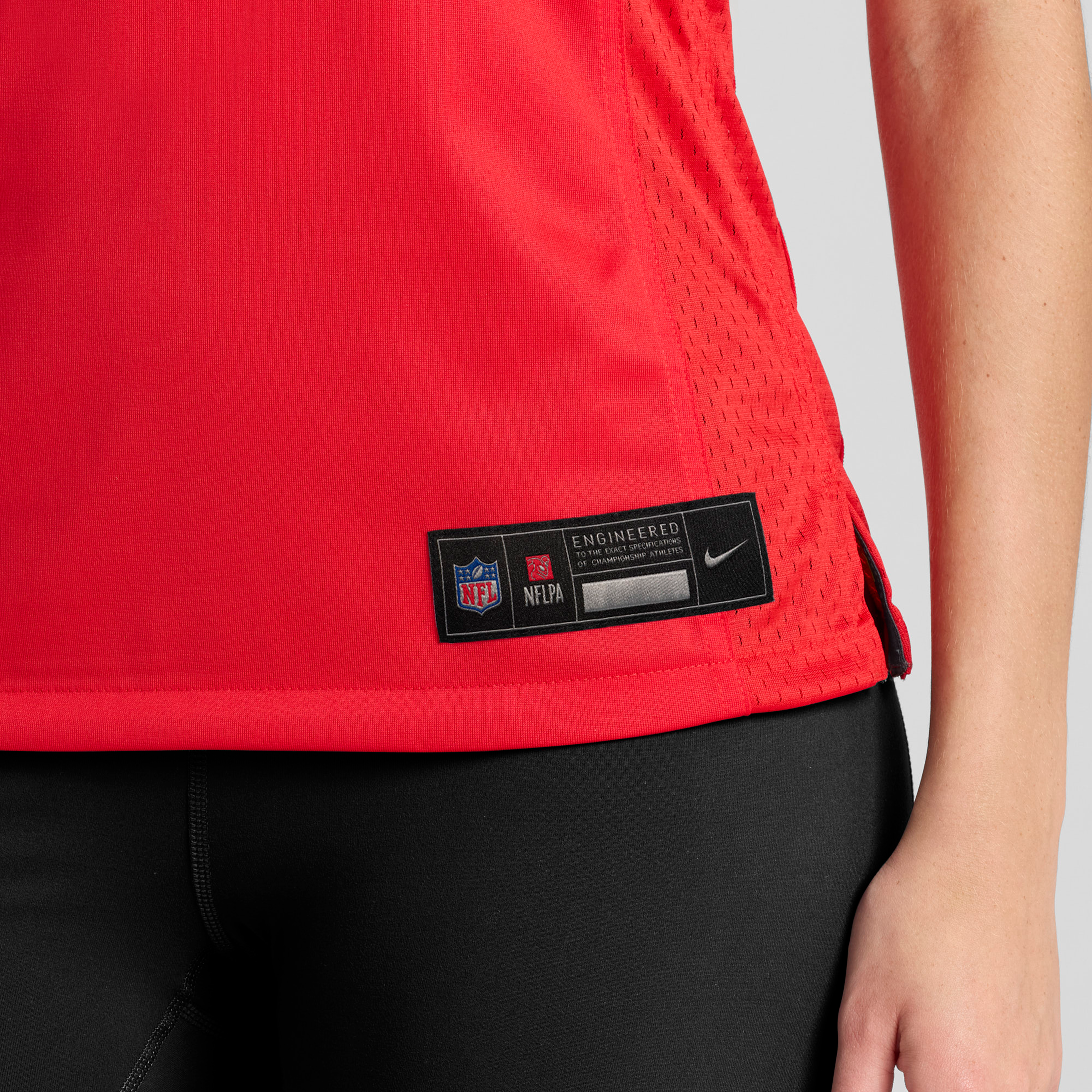 Women's Nike Peter Woods Red Kansas City Chiefs Team Game Jersey