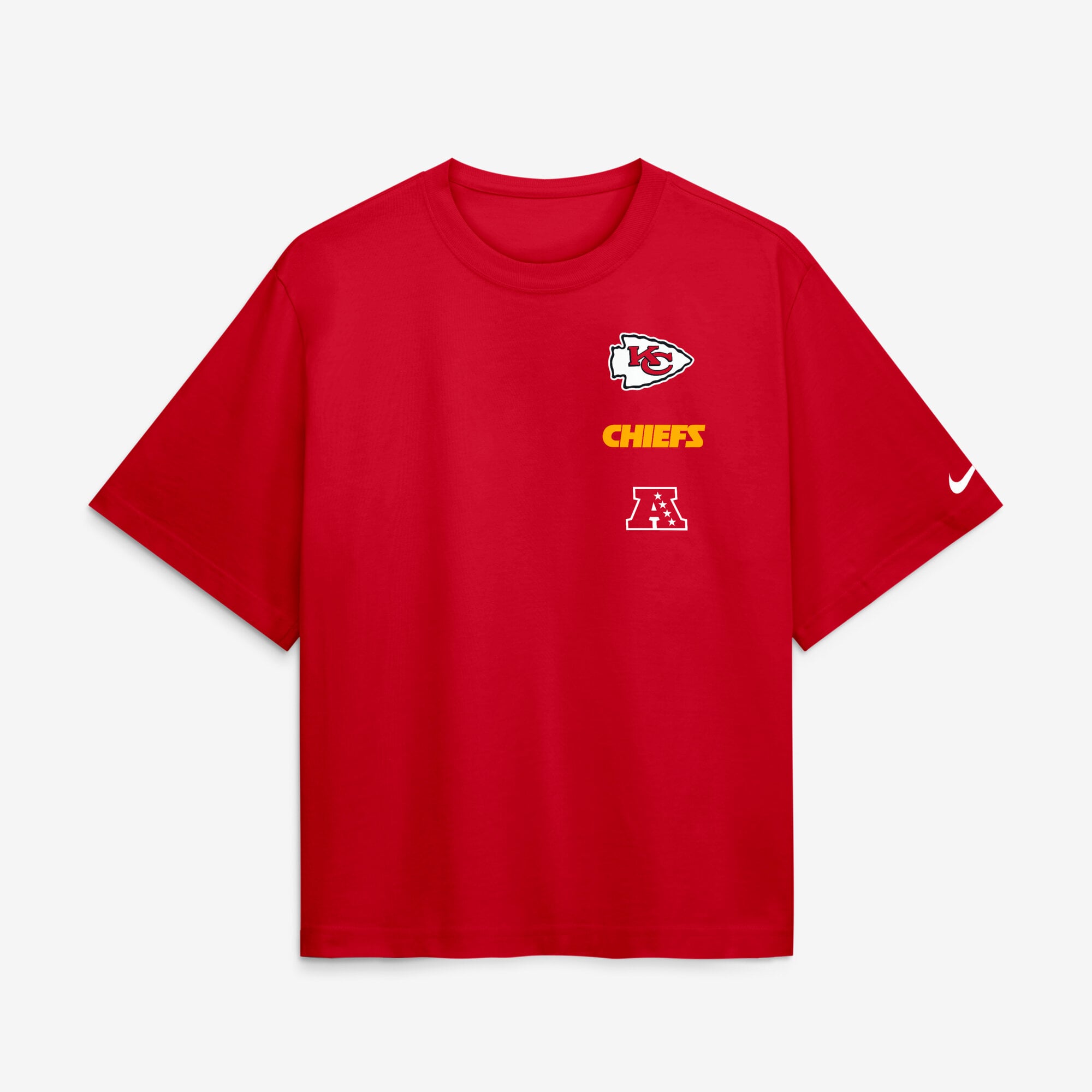T-shirt Nike rouge Kansas City Chiefs pour femme