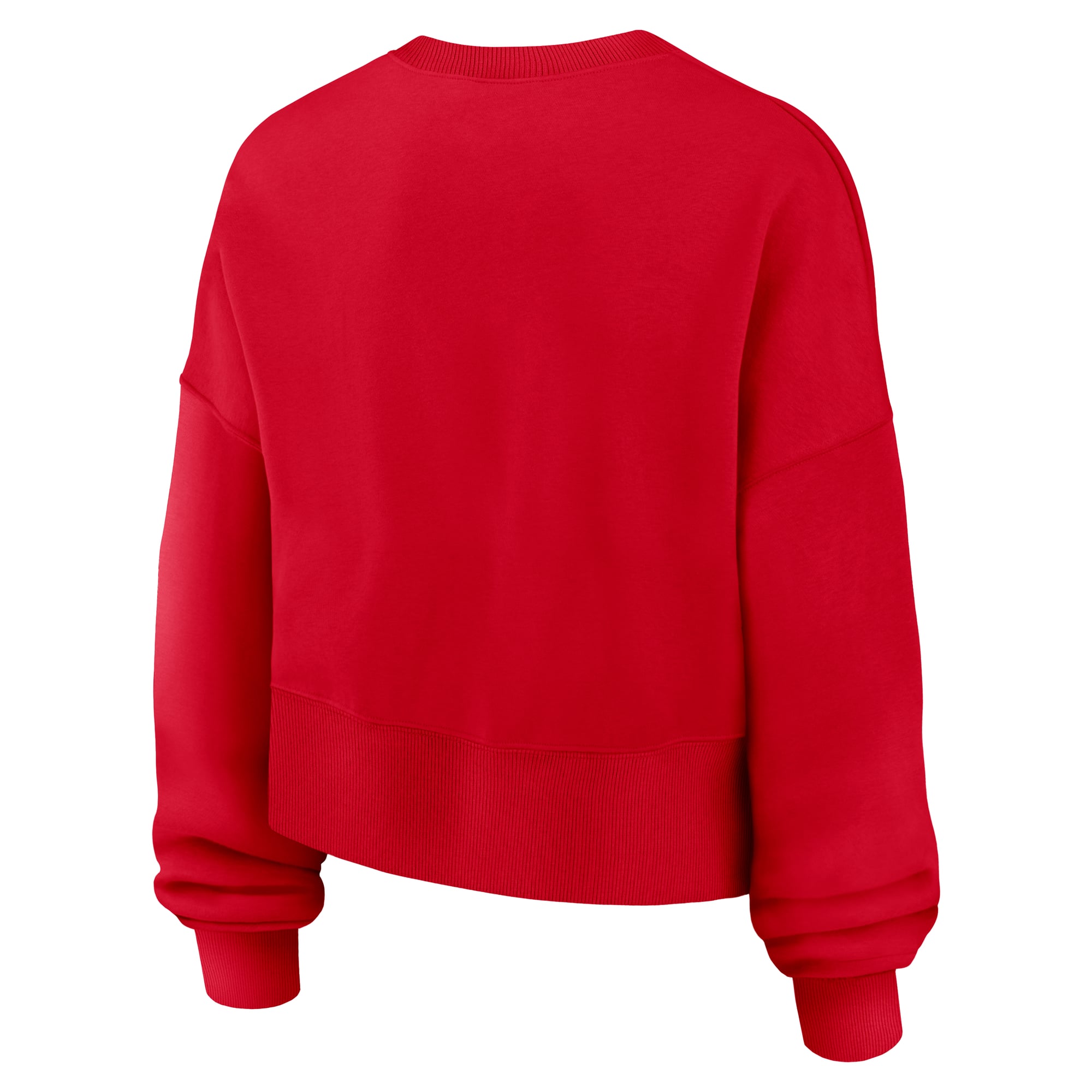 Women's Nike  Red Kansas City Chiefs Oversized Phoenix Fleece Sweatshirt