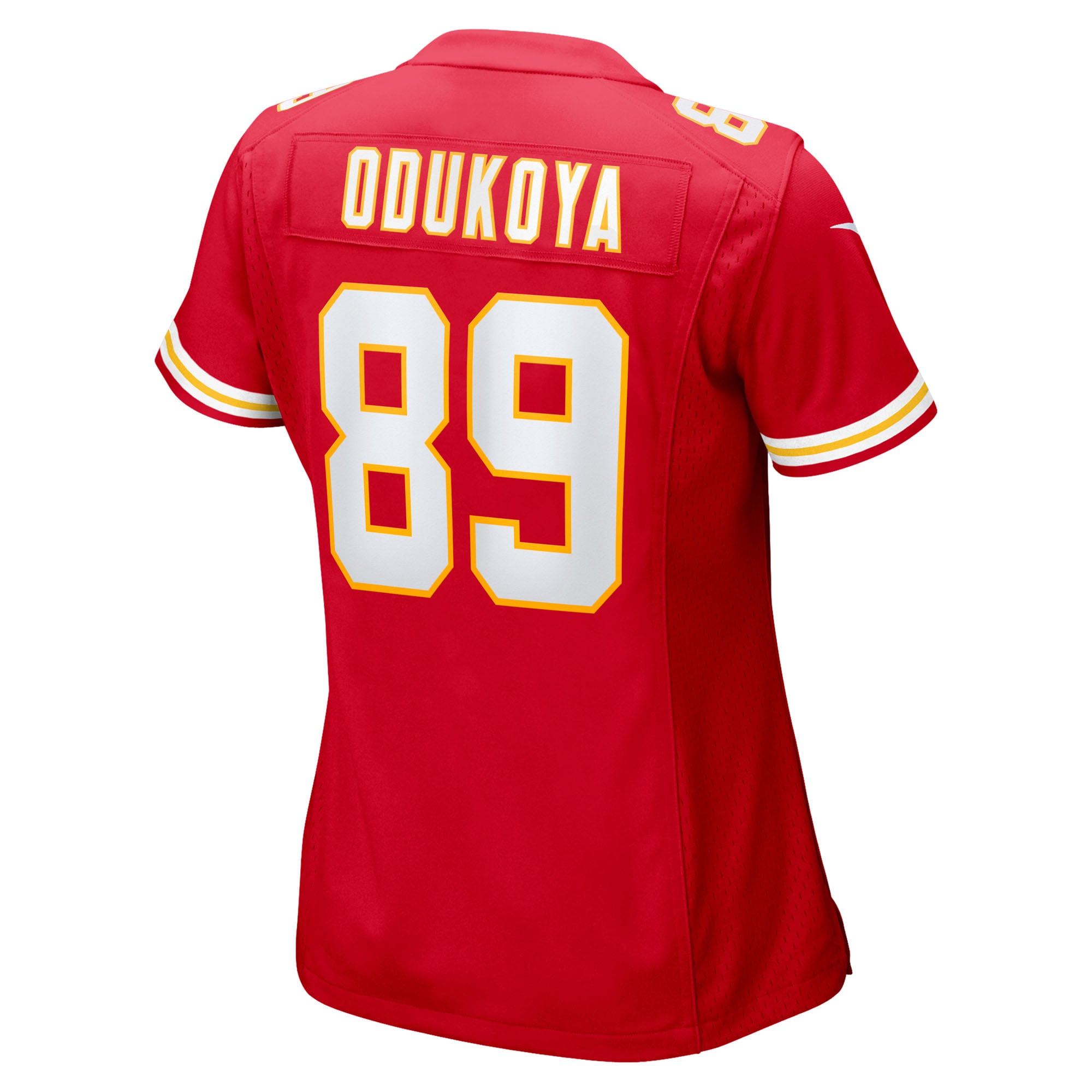 Maillot de match Nike Thomas Odukoya rouge des Kansas City Chiefs pour femmes