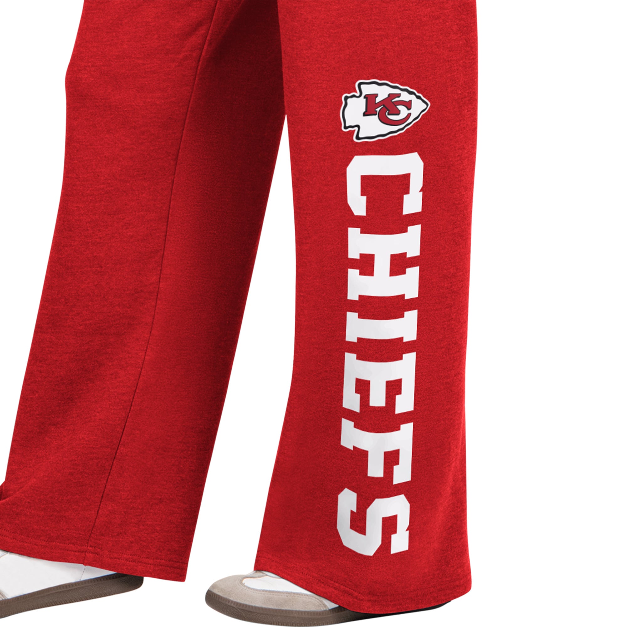 Pantalon de survêtement large pour femme Starter rouge Kansas City Chiefs Field