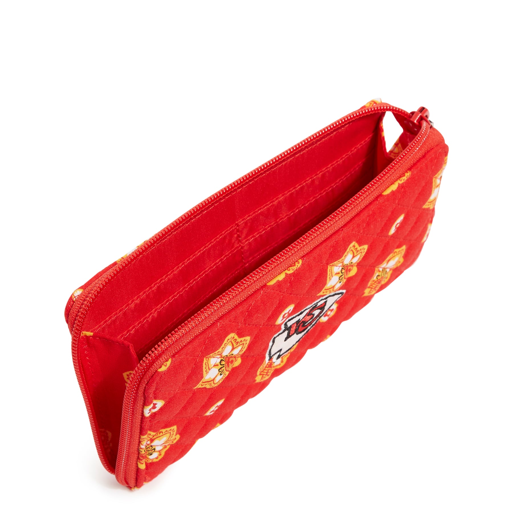 Women's Vera Bradley Kansas City Chiefs RFID Front-Zip Wristlet