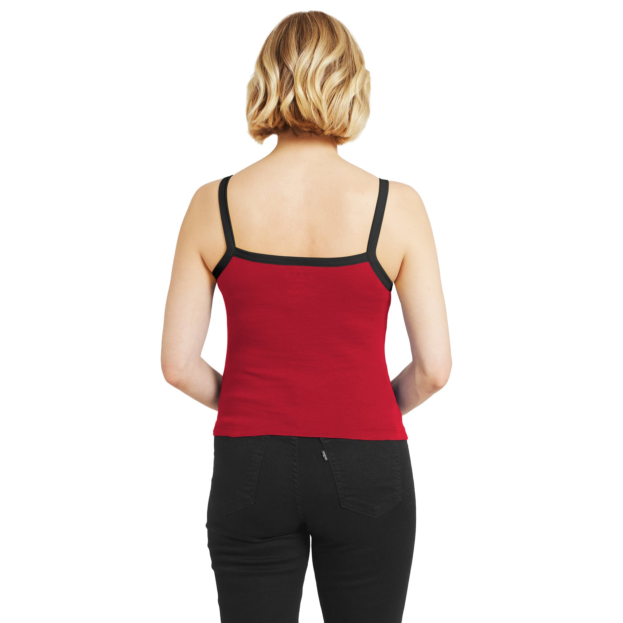 Débardeur à blocs de couleurs rouges Kansas City Chiefs la marque WEAR by Erin Andrews pour femmes
