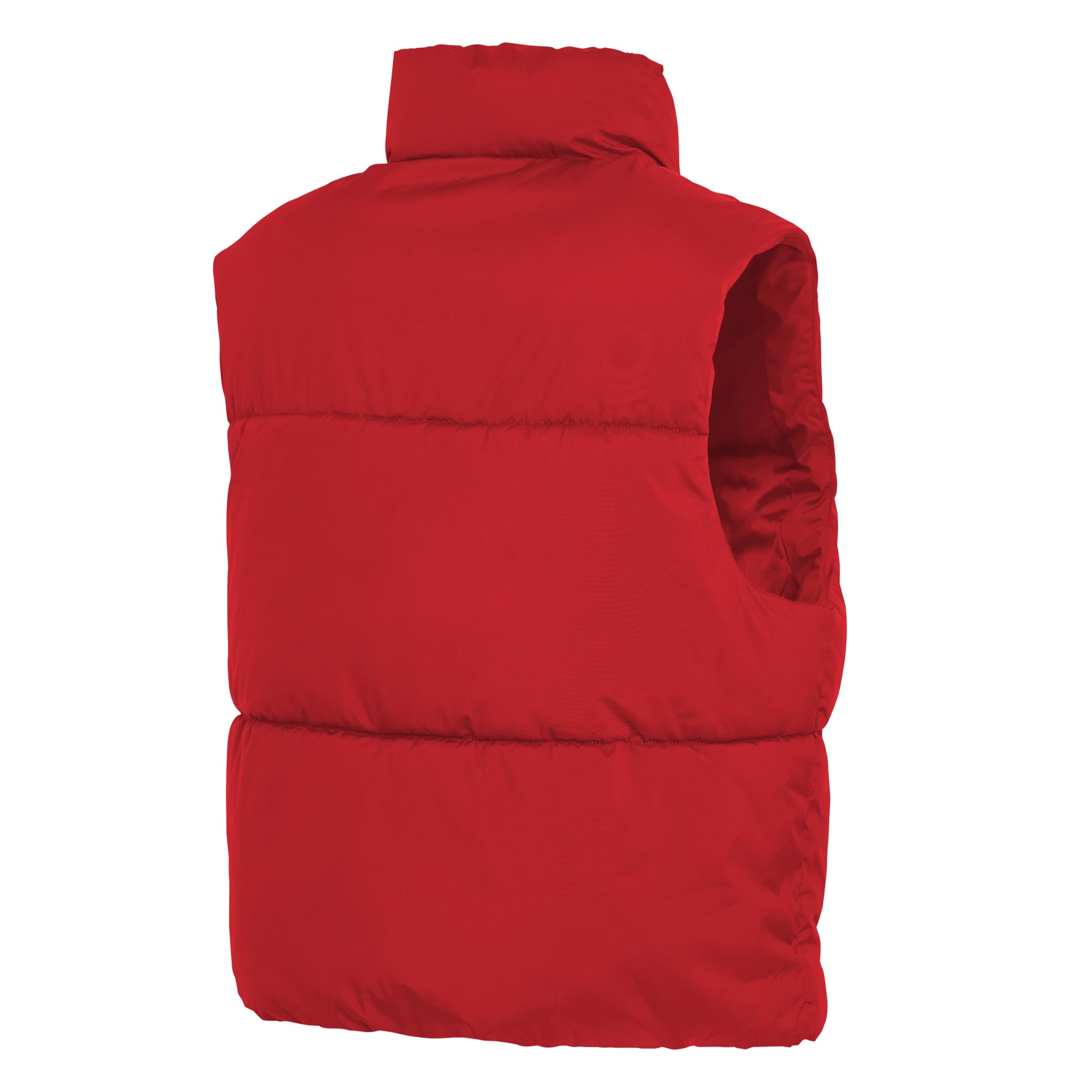 Gilet sans manches court zippé rouge Kansas City Chiefs de la marque WEAR by Erin Andrews pour femmes