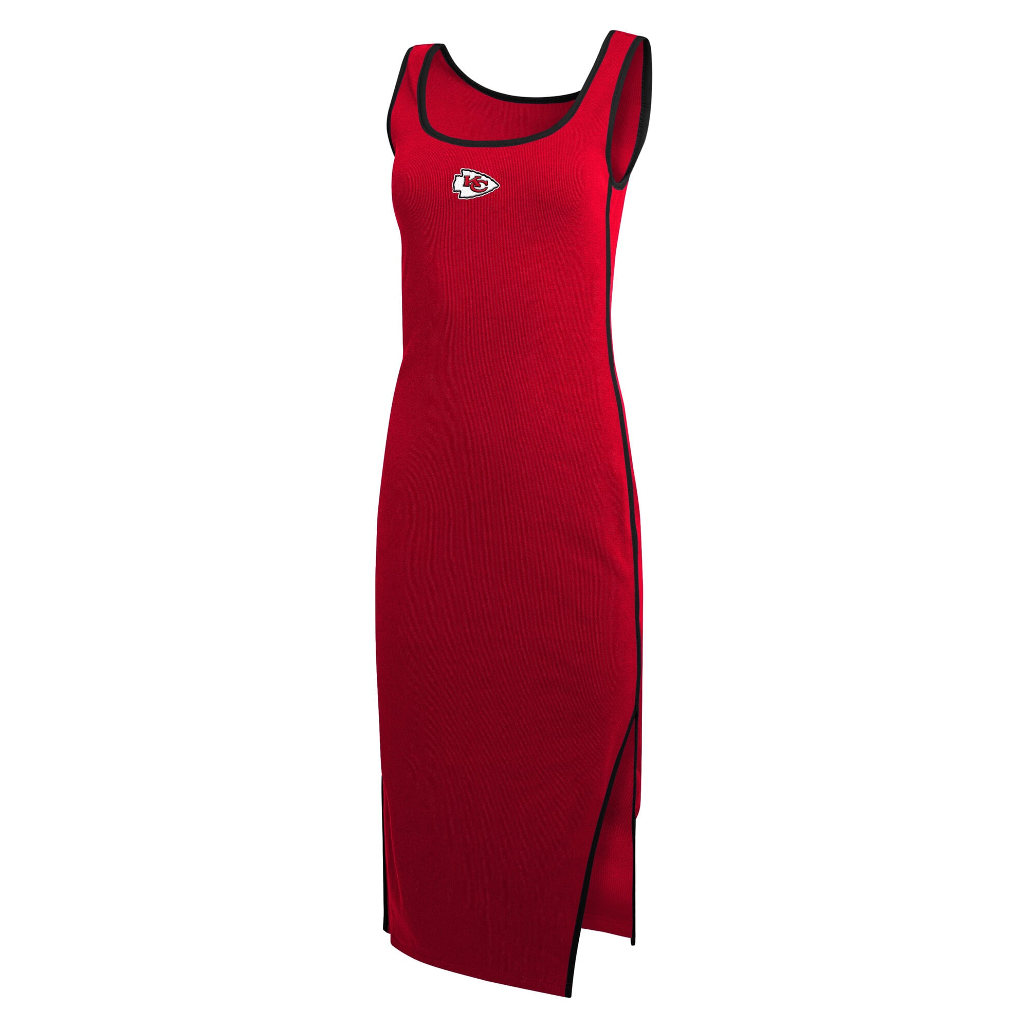 Women's WEAR by Erin Andrews  Red Kansas City Chiefs Ribbed Tank Dress