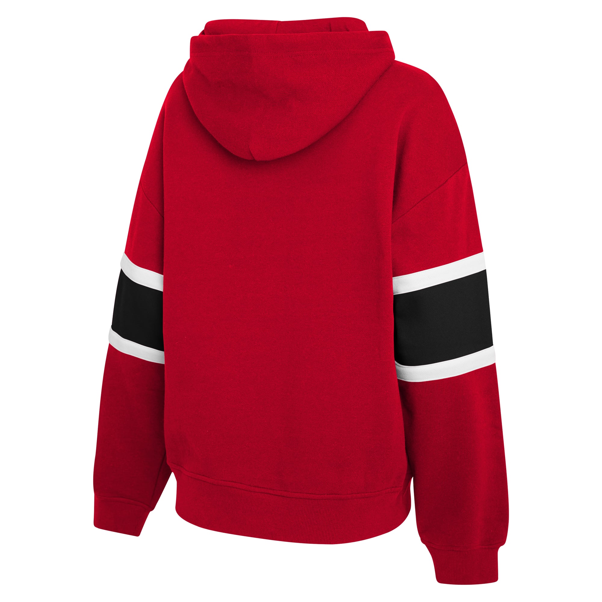 Sweat à capuche rayé rouge Kansas City Chiefs de la marque WEAR by Erin Andrews pour femmes