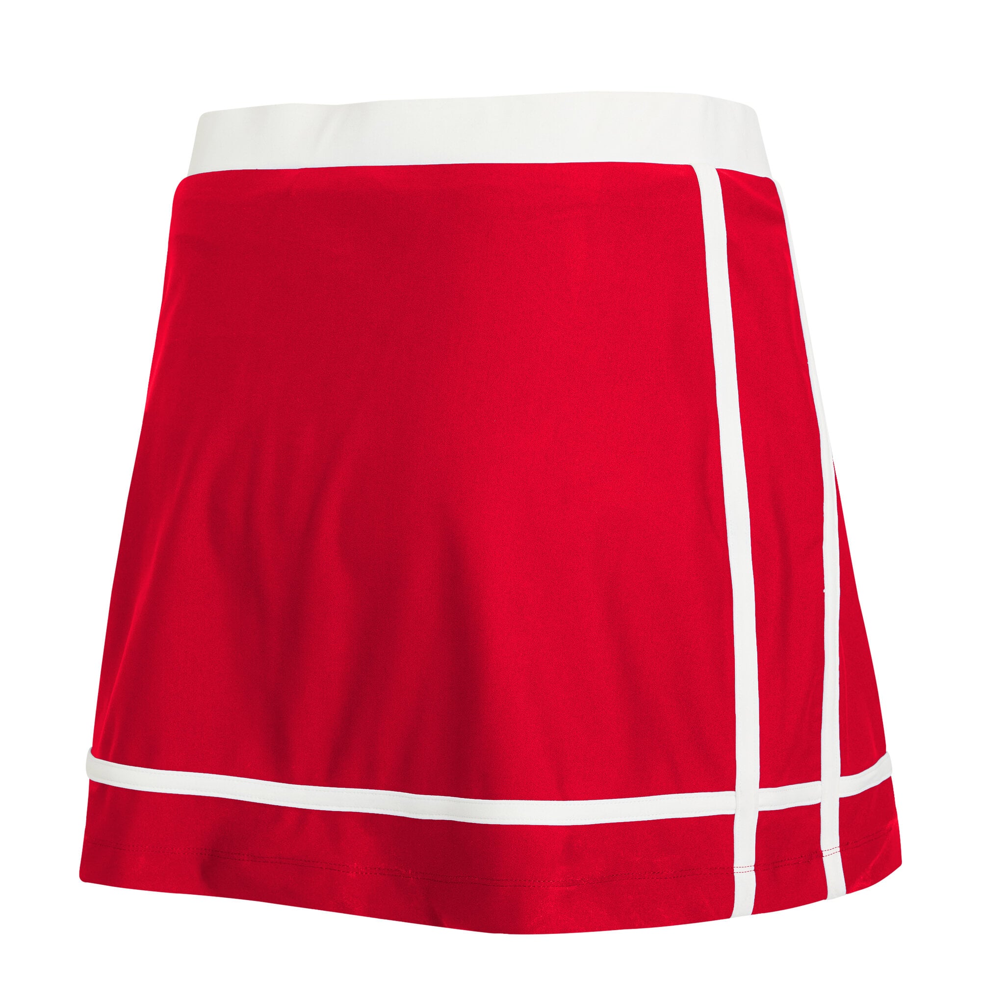Women's WEAR by Erin Andrews Red Kansas City Chiefs Stripe Skort