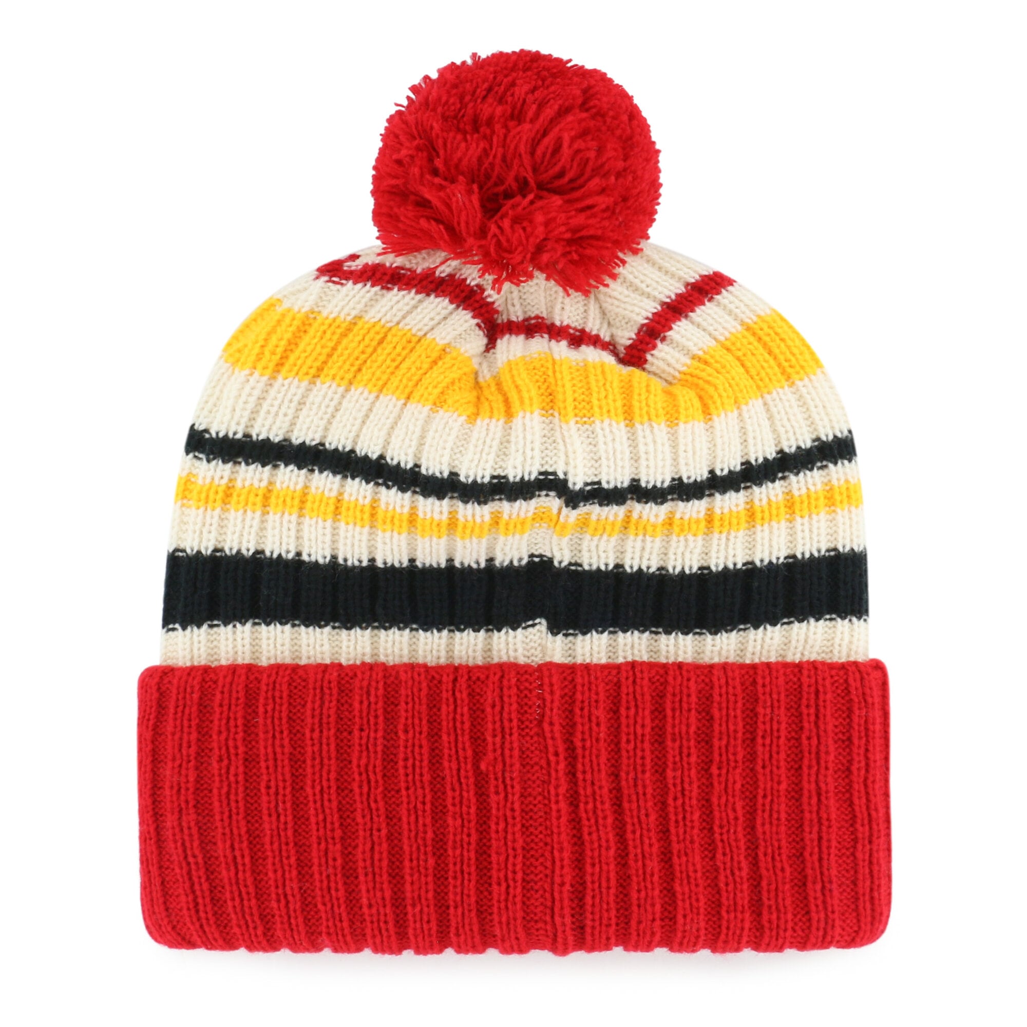 Youth '47 Red Kansas City Chiefs Snow Fort Cuffed Knit Hat
