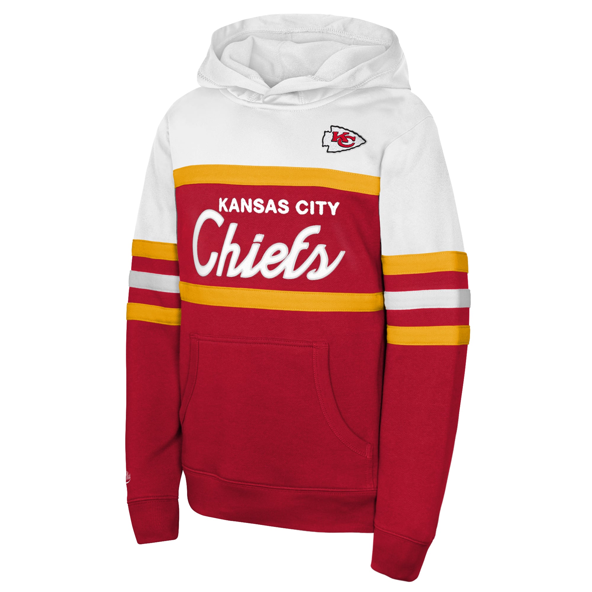 Youth Mitchell & Ness  Red Kansas City Chiefs Head Coach Hoodie