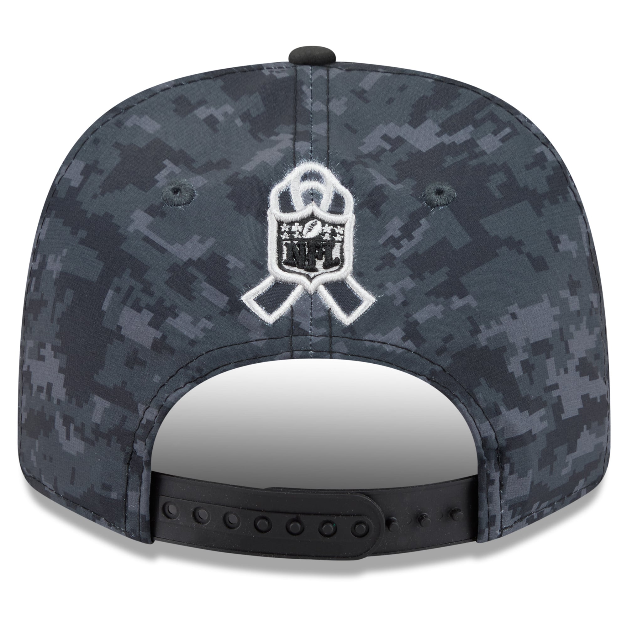 Casquette ajustable New Era noire Kansas City Chiefs 2026 Salute To Service 9SEVENTY pour jeunes