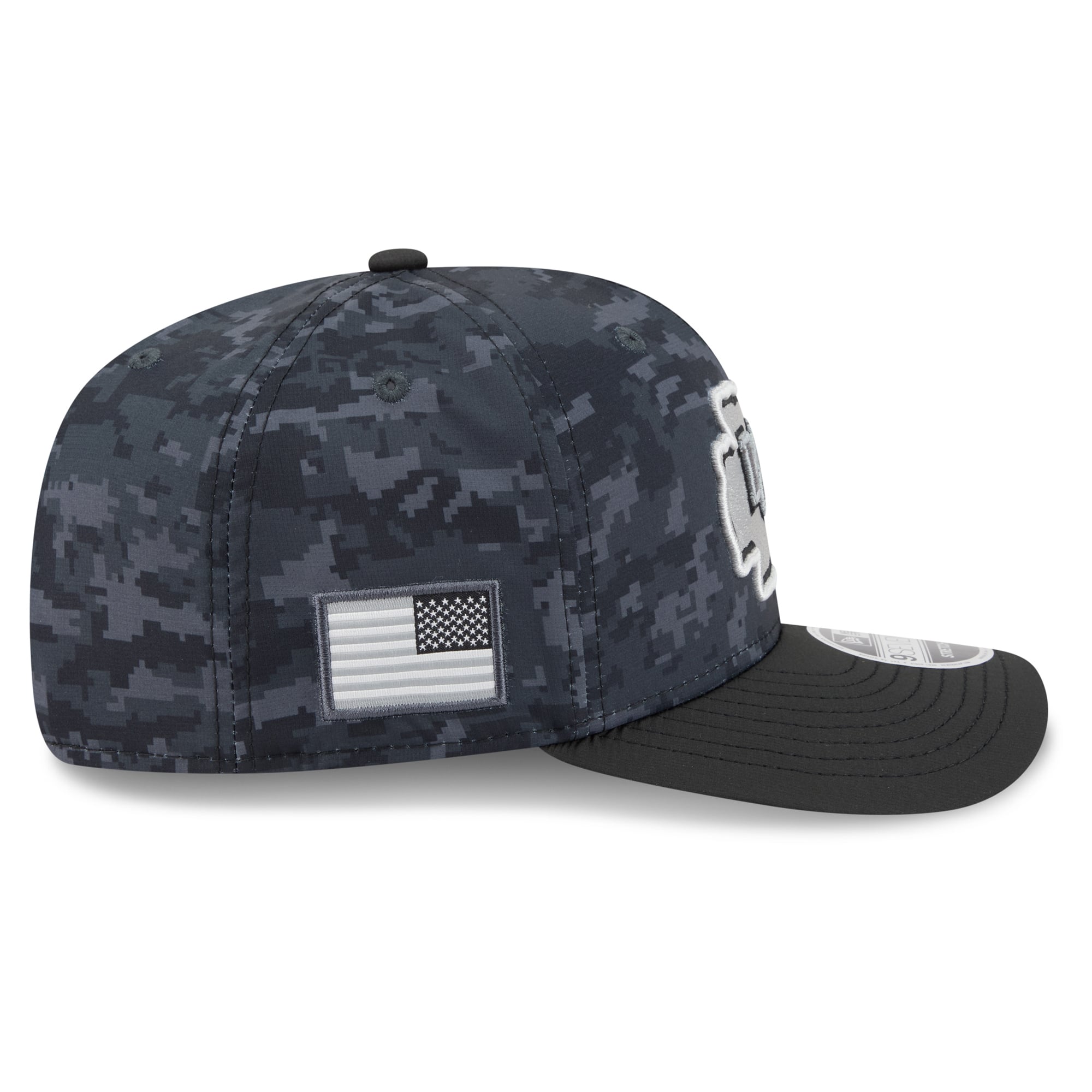 Casquette ajustable New Era noire Kansas City Chiefs 2026 Salute To Service 9SEVENTY pour jeunes