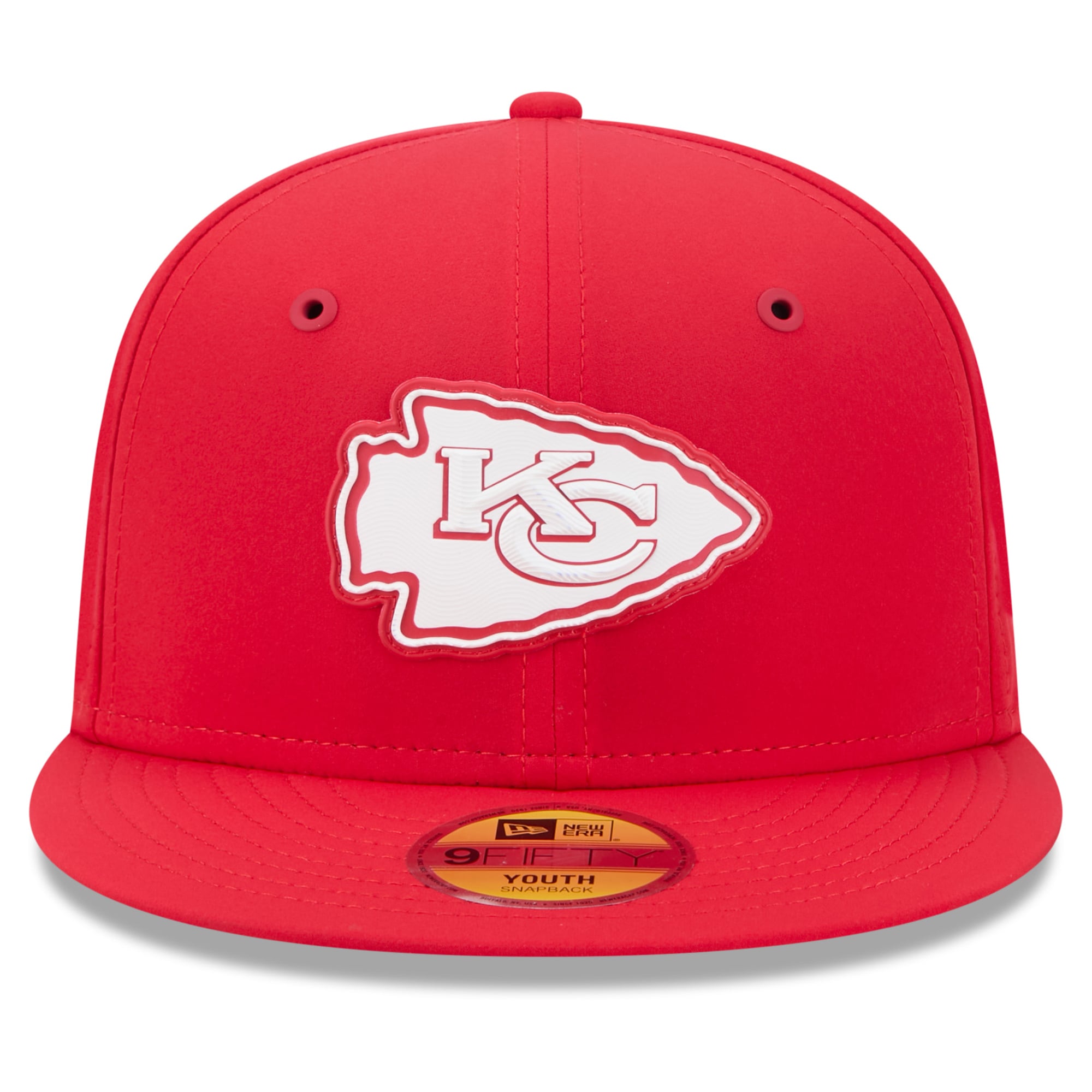 Youth New Era Red Kansas City Chiefs 2026 Sideline 9FIFTY Snapback Hat