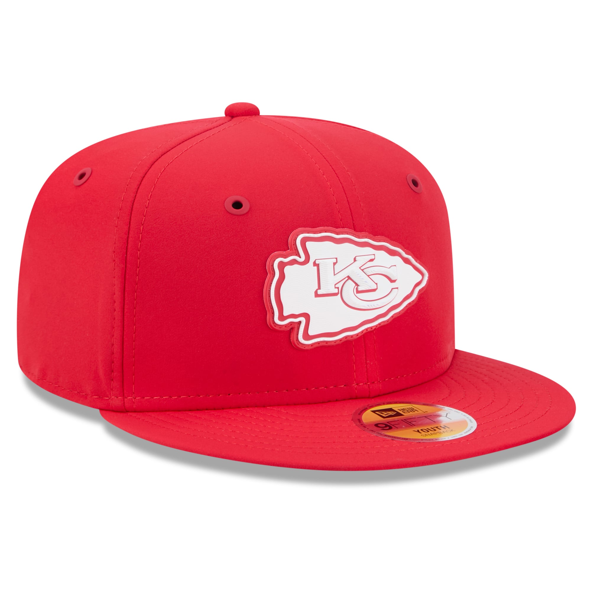 Youth New Era Red Kansas City Chiefs 2026 Sideline 9FIFTY Snapback Hat