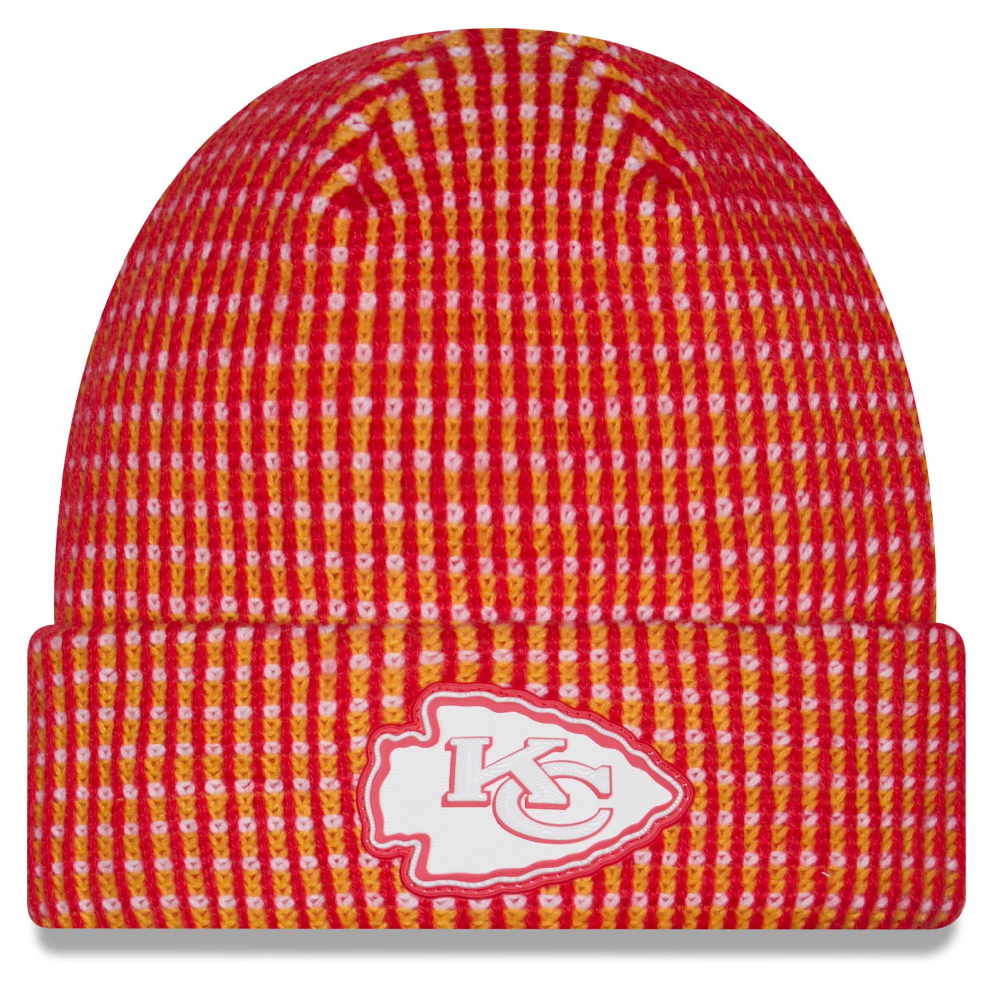 Bonnet à revers New Era rouge Kansas City Chiefs 2026 pour enfant