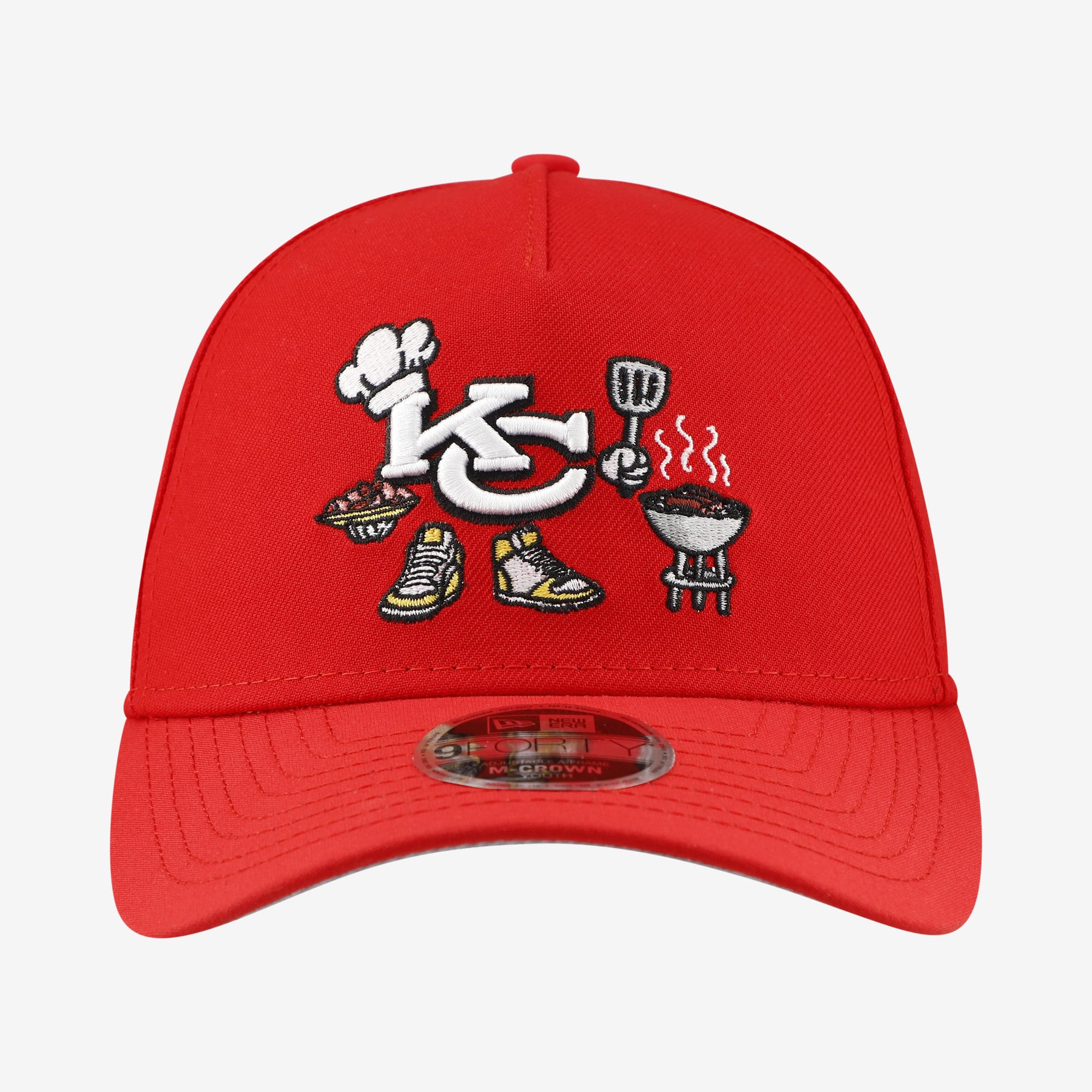 Casquette ajustable New Era 9FORTY rouge Kansas City Chiefs pour jeunes