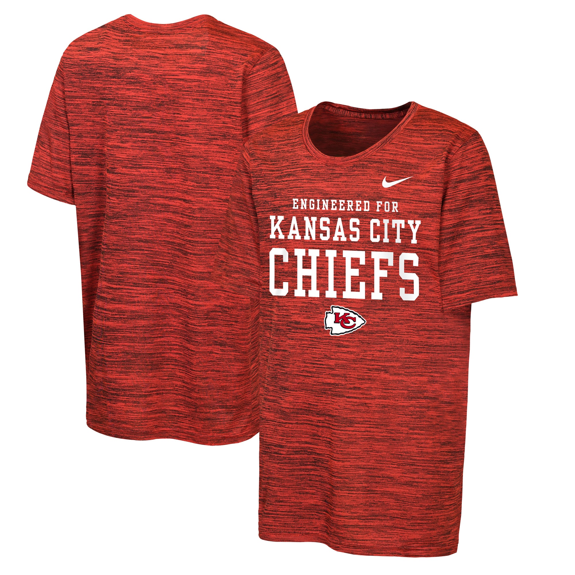 Youth Nike Red Kansas City Chiefs Legend Velocity Dri-FIT T-Shirt