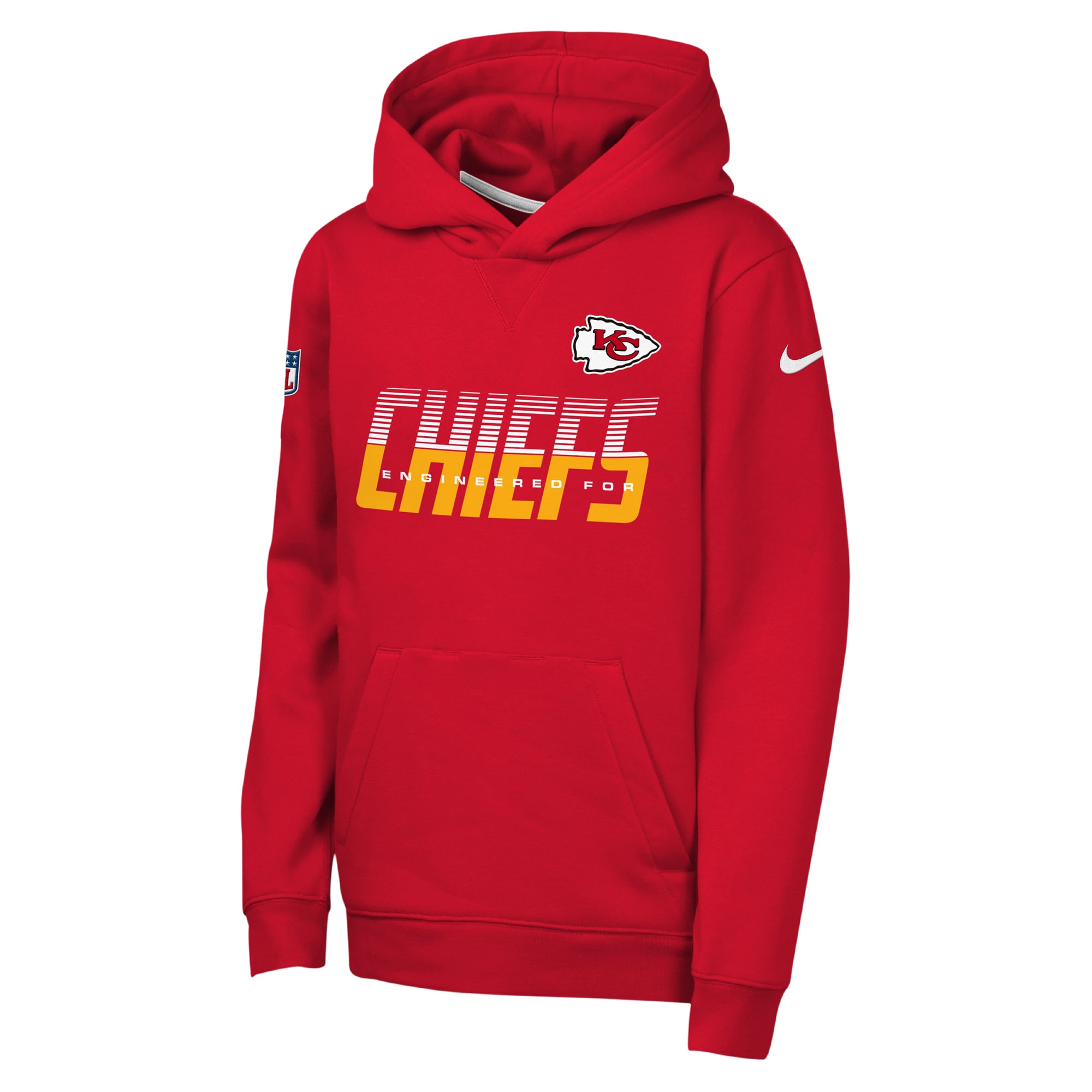 Youth Nike Red Kansas City Chiefs Sideline Dri-FIT Hoodie