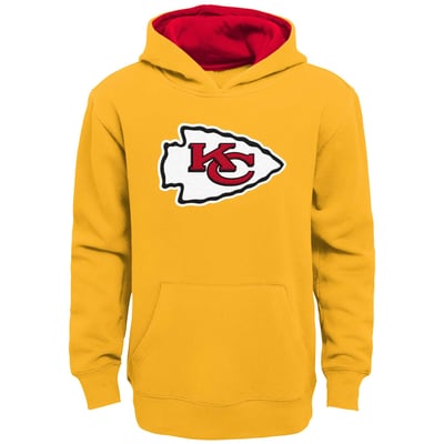 Kansas City Chiefs Outerstuff Youth Prime Pullover Hoodie - Gold