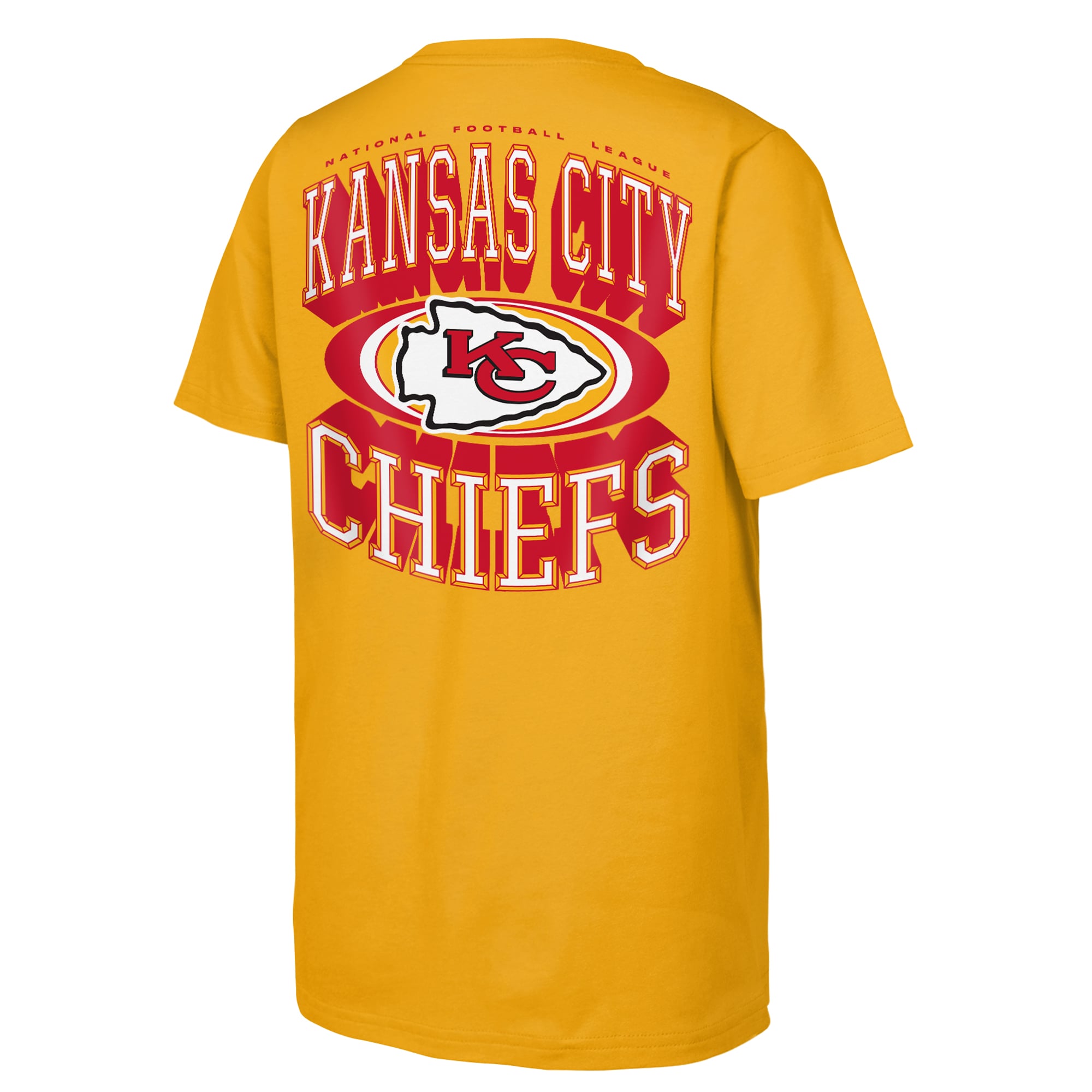 T-shirt Outerstuff Gold pour jeunes, Kansas City Chiefs, mentalité de gagnant