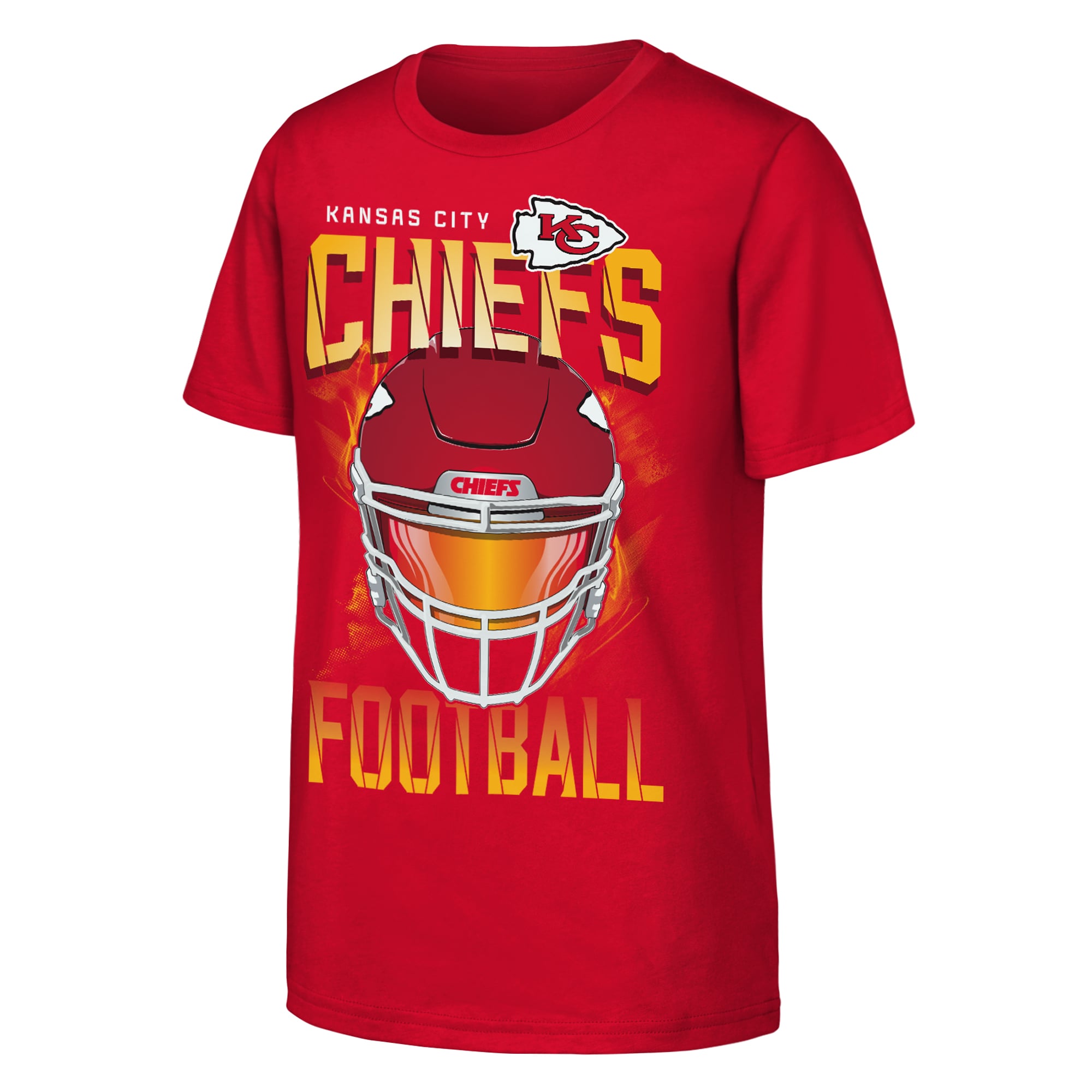 Youth Outerstuff  Red Kansas City Chiefs Full Gear T-Shirt