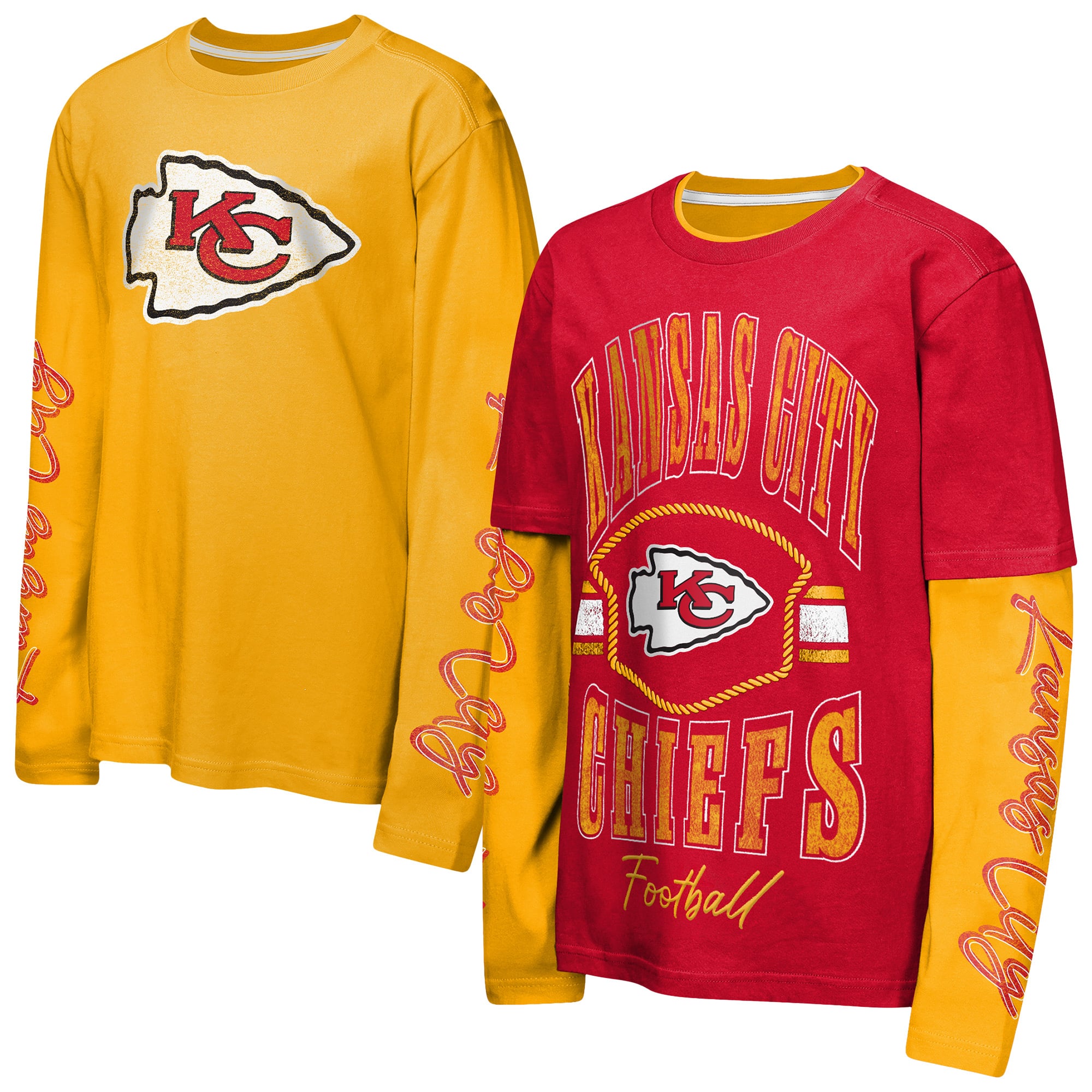 Youth Outerstuff Red Kansas City Chiefs Motion Combo Set