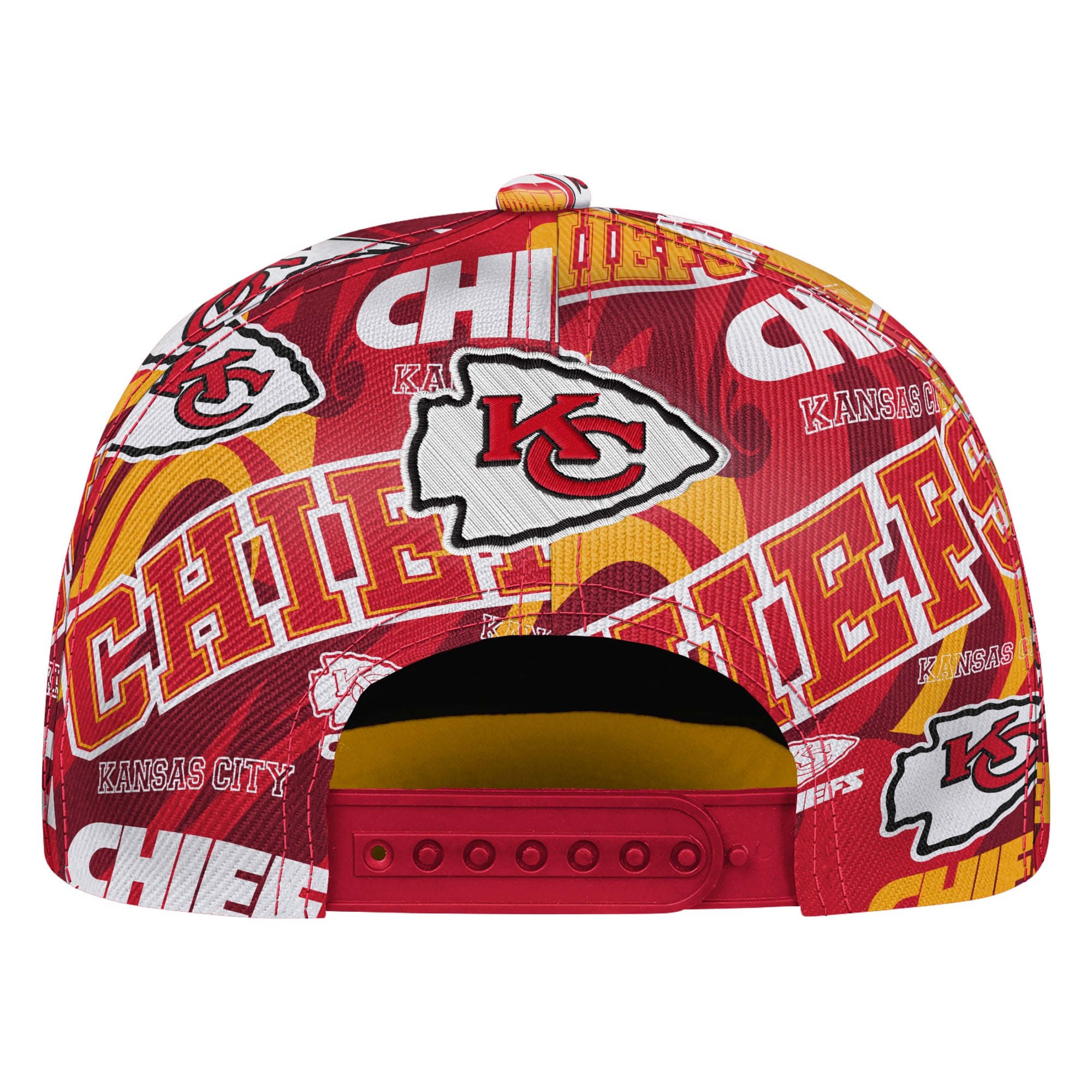 Youth Outerstuff Red Kansas City Chiefs Shift Adjustable Hat