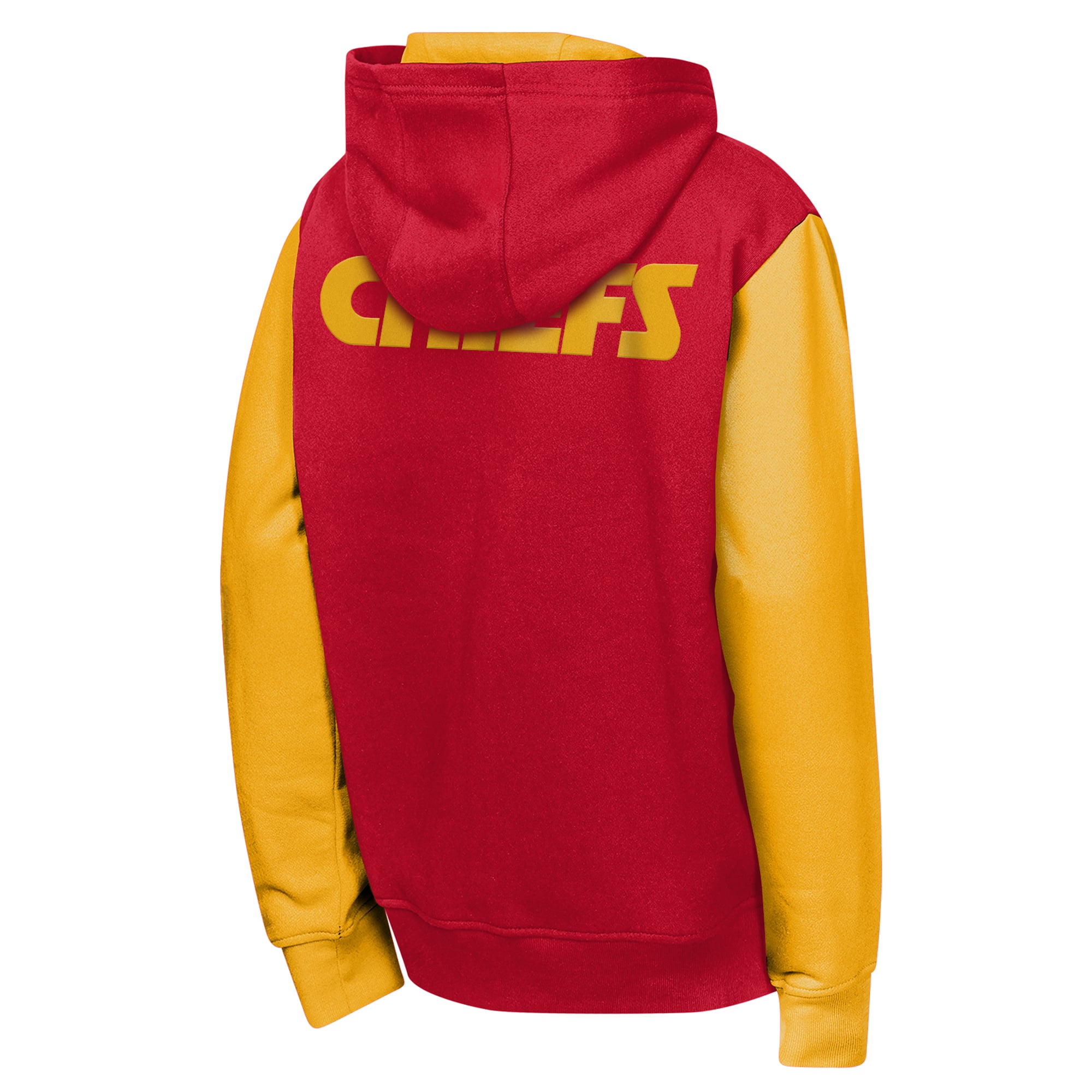 Sweat à capuche zippé Youth Outerstuff rouge Kansas City Chiefs Stadium Colorblock