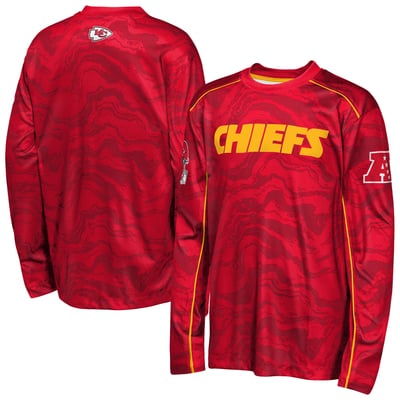 Kansas City Chiefs Outerstuff Youth Tailgate Performance Long Sleeve T-Shirt - Red
