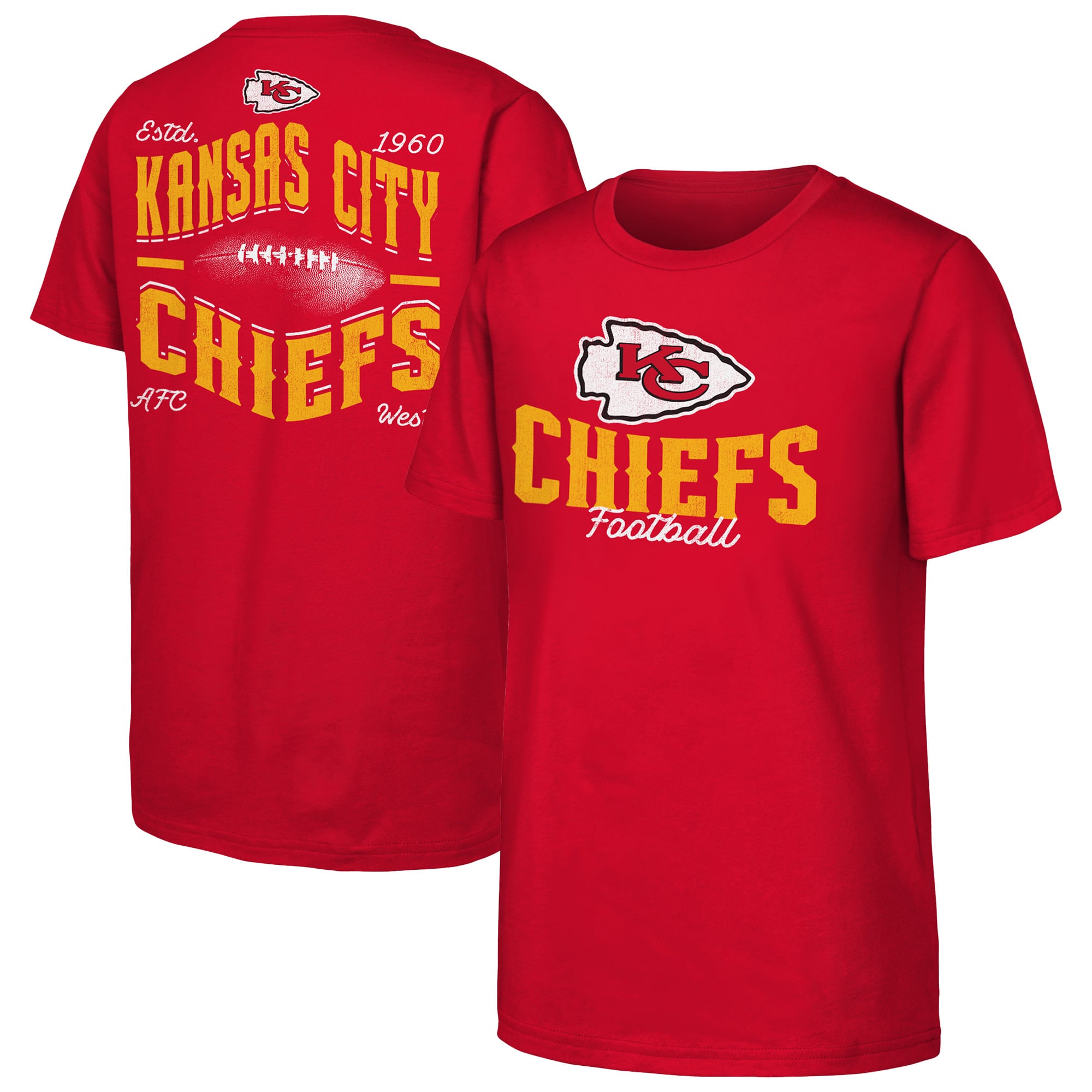 Youth Outerstuff Red Kansas City Chiefs Top Pick T-Shirt