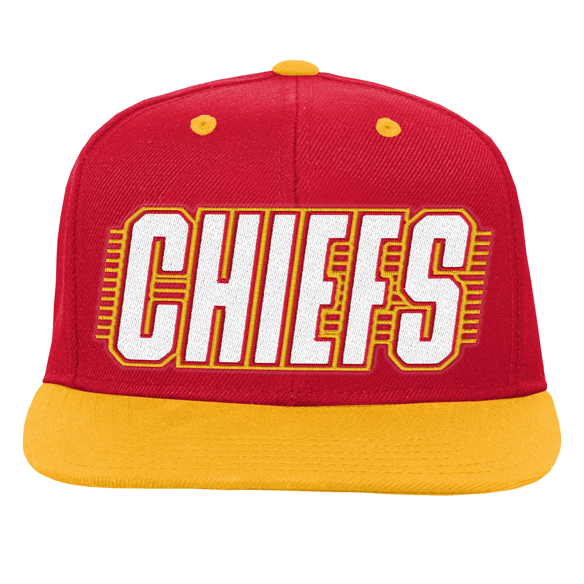 Casquette snapback rouge et or Kansas City Chiefs pour jeunes Outerstuff