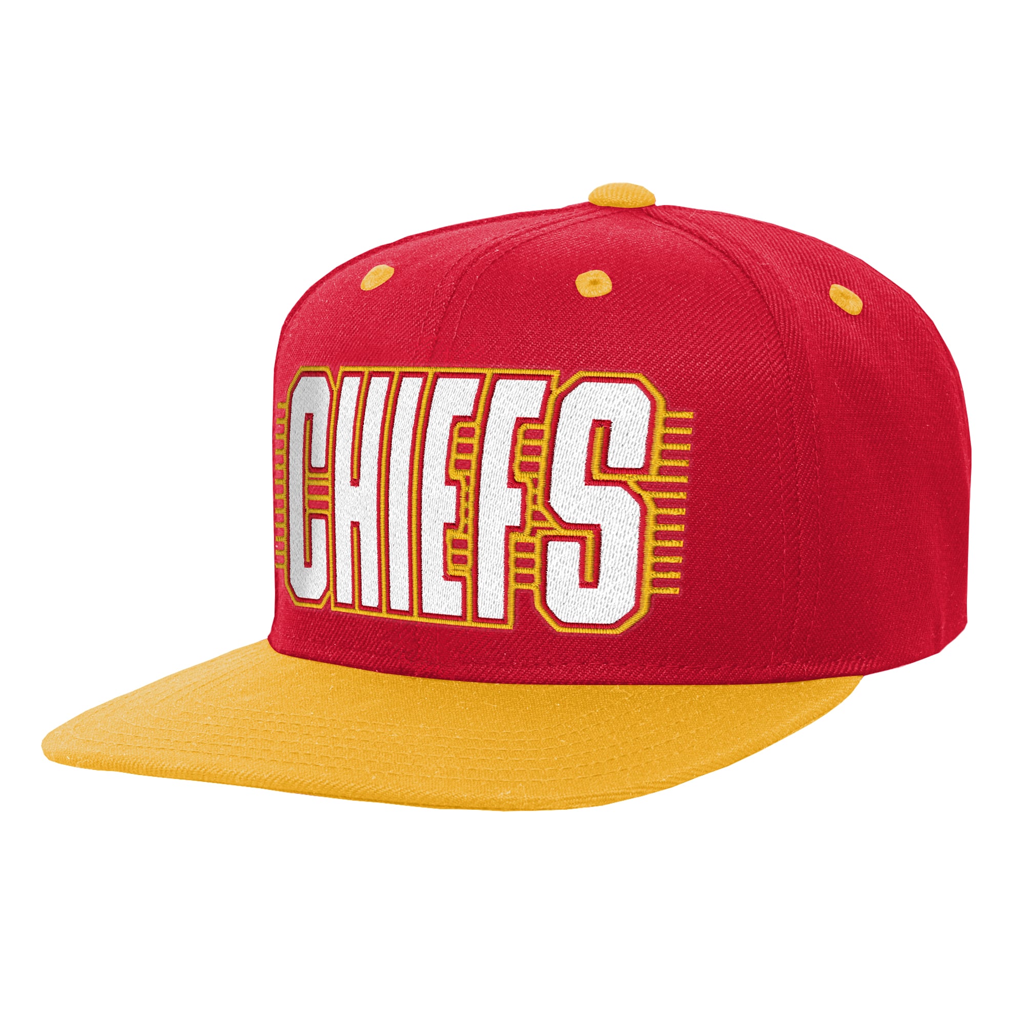 Casquette snapback rouge et or Kansas City Chiefs pour jeunes Outerstuff
