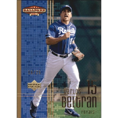 2002 Upper Deck Ballpark Idols Gold #63 Carlos Beltran