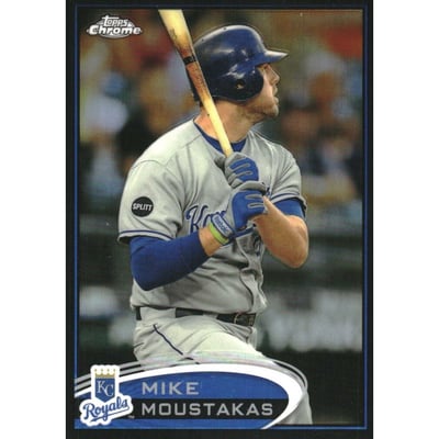 2012 Topps Chrome Black Refractors #89 Mike Moustakas