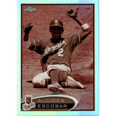 2012 Topps Chrome Sepia Refractors #203 Alcides Escobar