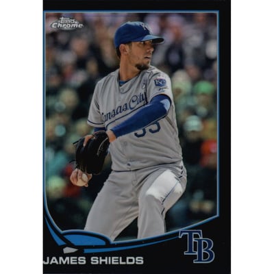 2013 Topps Chrome Black Refractors #202 James Shields