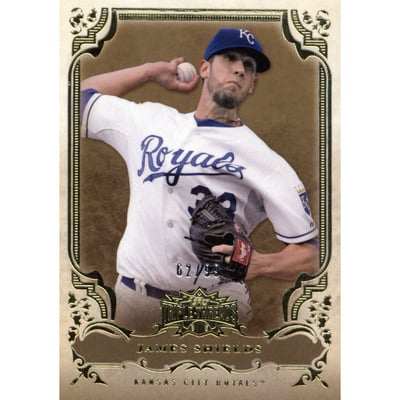 2013 Topps Triple Threads Gold #96 James Shields