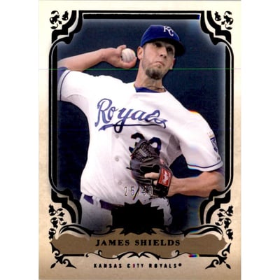 2013 Topps Triple Threads Onyx #96 James Shields